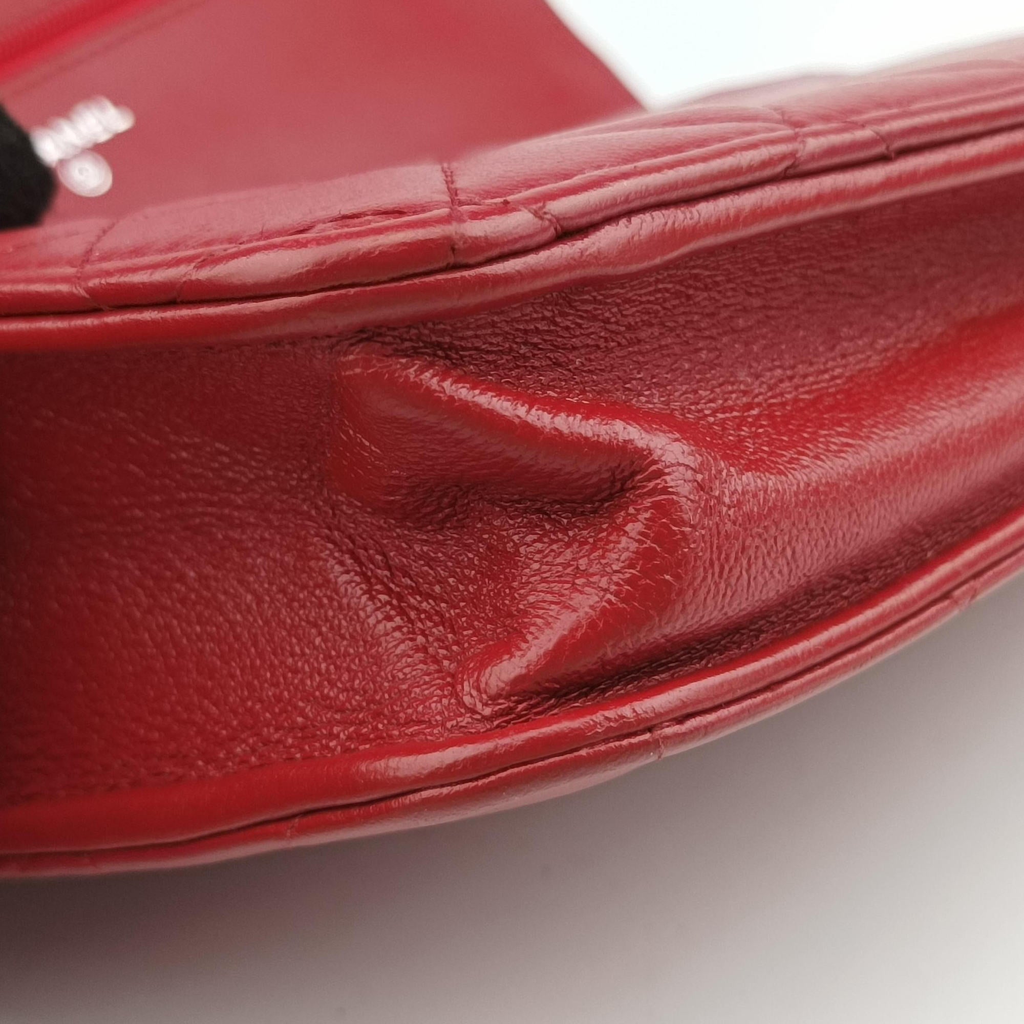 Matelasse coco mark Red lambskin A33814 19307194マトラッセ ココマーク レッド ラムスキン A33814 19307194