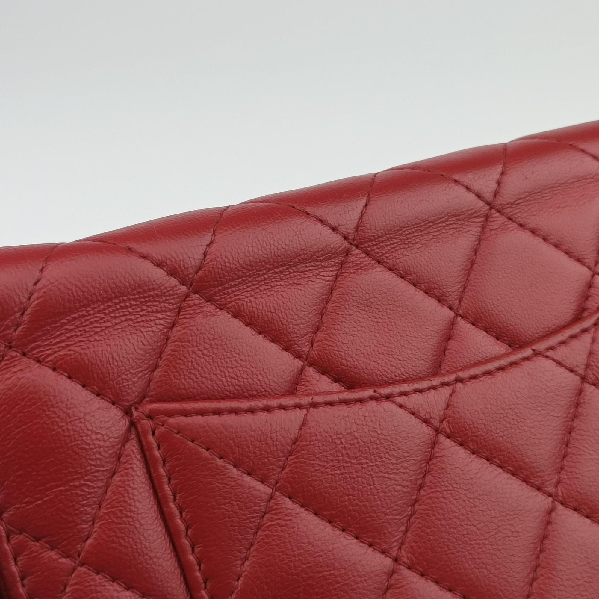Matelasse coco mark Red lambskin A33814 19307194マトラッセ ココマーク レッド ラムスキン A33814 19307194