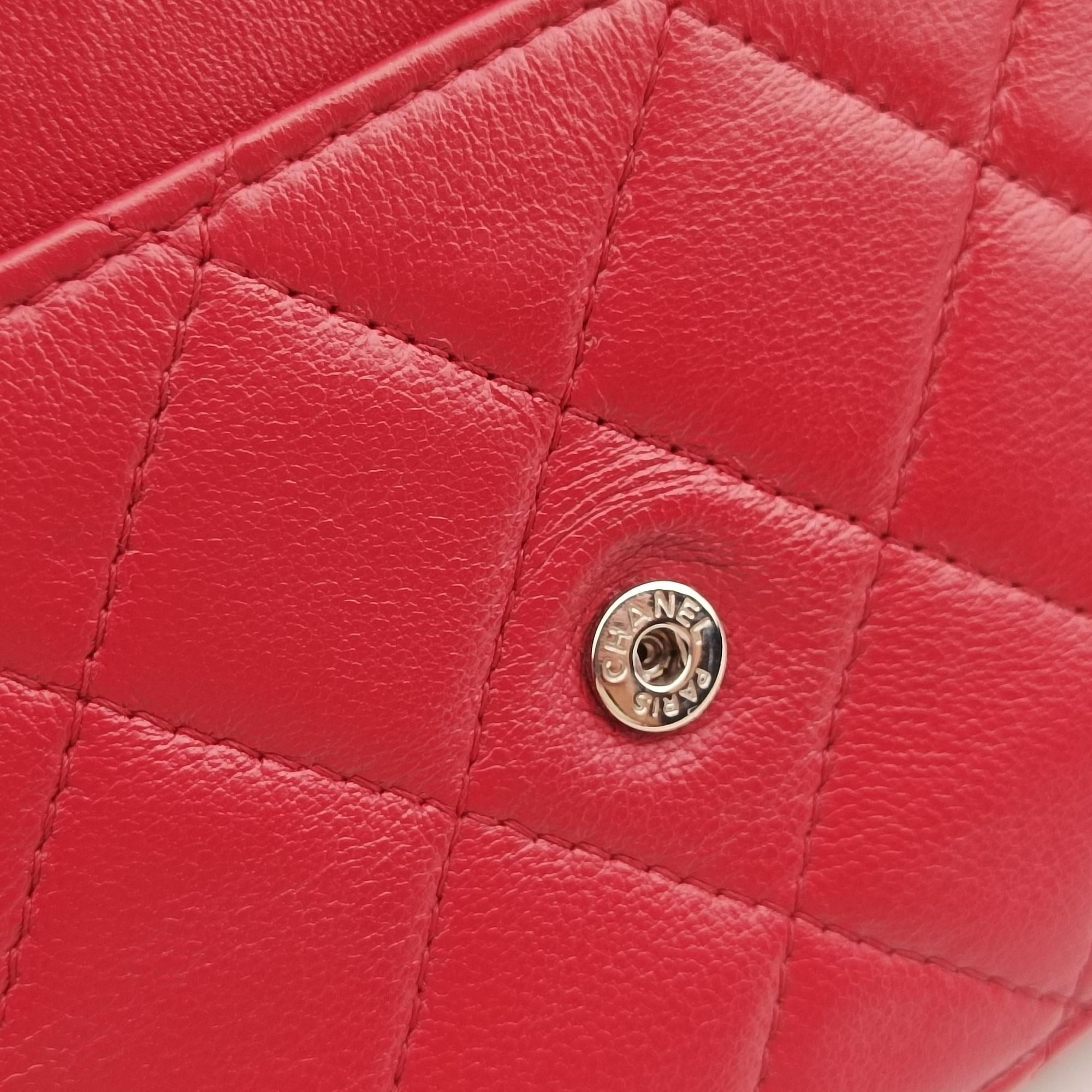 Matelasse coco mark Red lambskin A33814 19307194マトラッセ ココマーク レッド ラムスキン A33814 19307194
