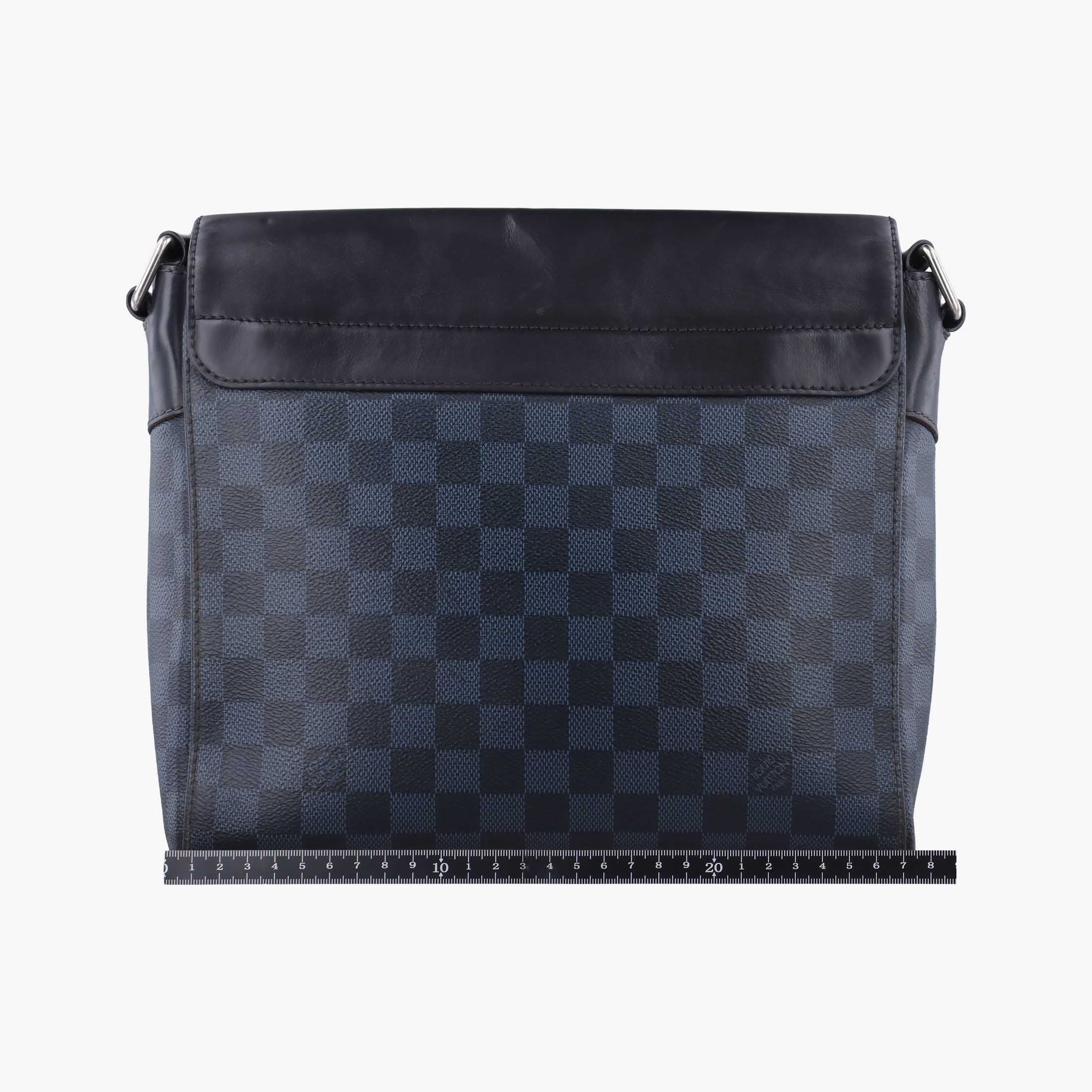 Newport Messenger PM black×navy Damier Cobalt N41587 DR1126ニューポート メッセンジャーPM ブラック×ネイビー ダミエ コバルト N41587 DR1126