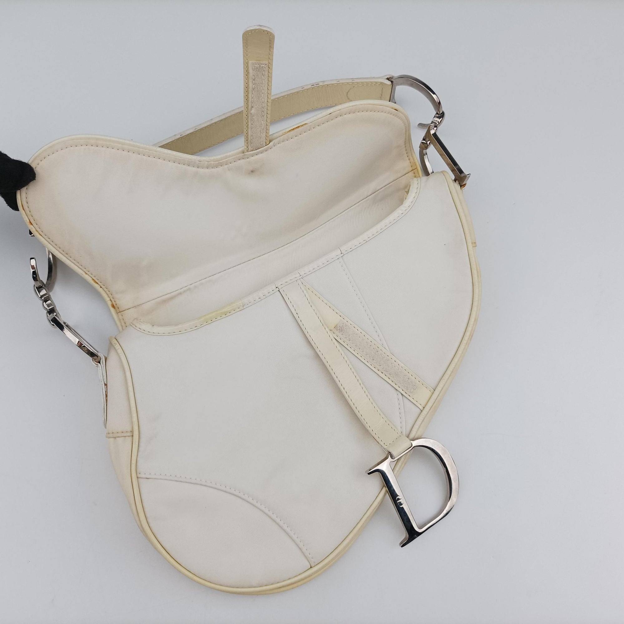 Saddle White Nylon × Leather RU 1020サドル ホワイト ナイロン × レザー RU 1020