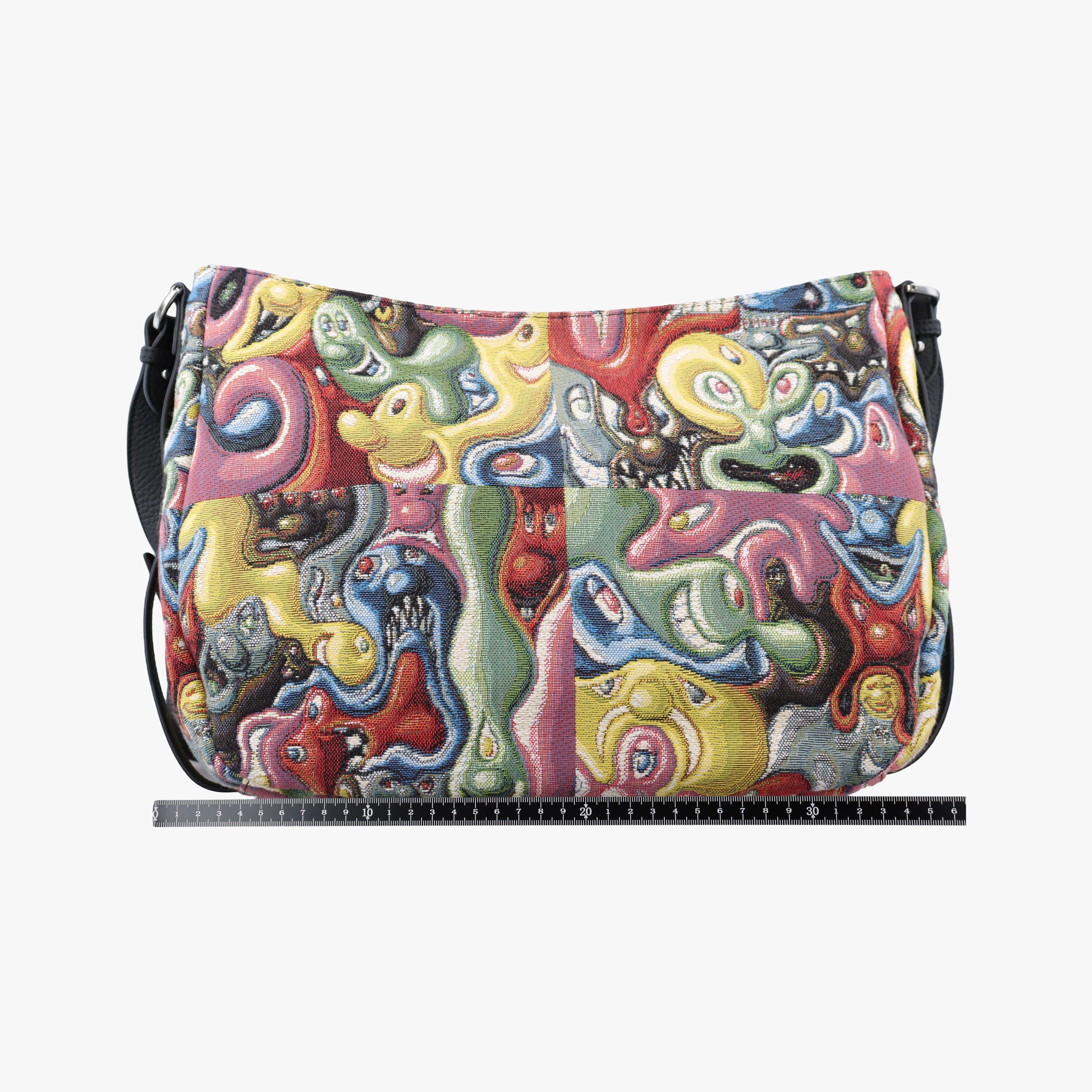 DIOR AND KENNY SCHARF Saddle Soft Multicolor Jacquard Canvas × Grained Calfskin 29-BO-0221ディオール&ケニー・シャーフ サドル ソフト マルチカラー ジャカード × グレインドカーフスキン 29-BO-0221