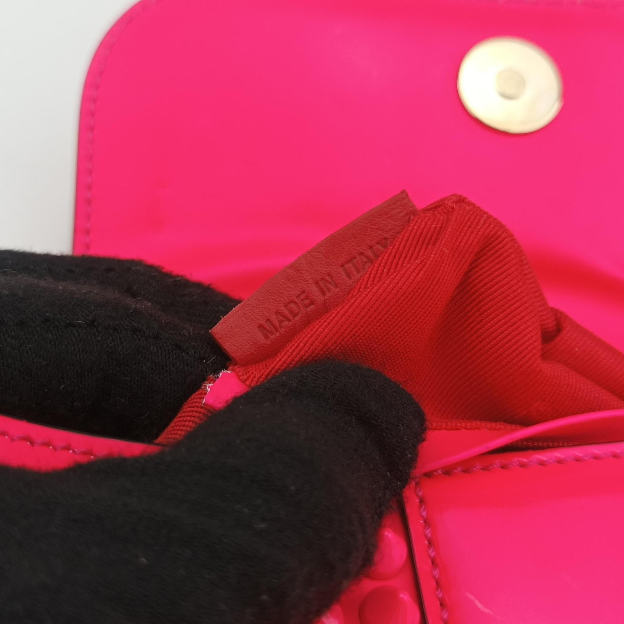 Sweet Charity Scarabe Spike Rose Leather スイート チャリティー スカラベ スパイク ローズ レッド レザー