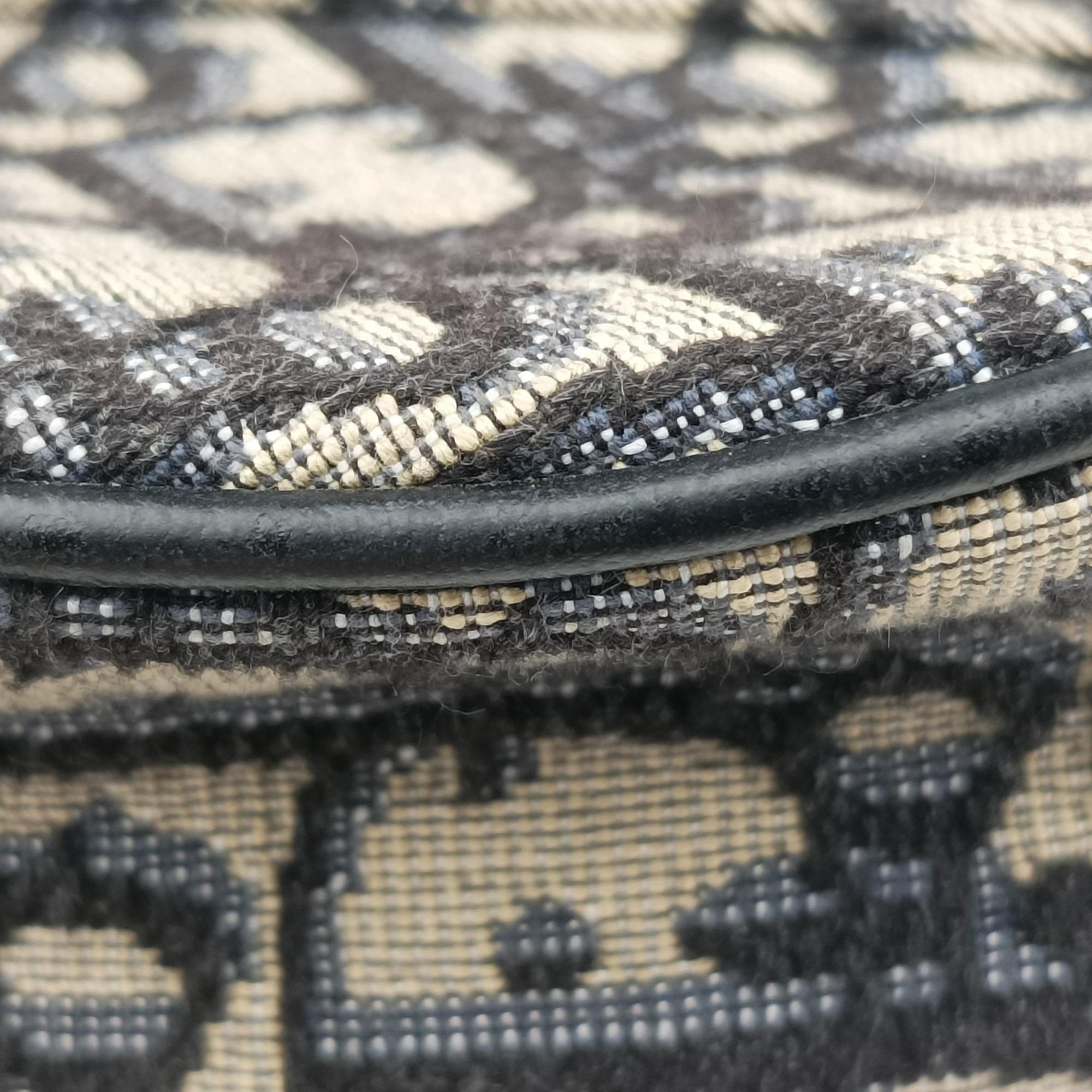 saddle Navy Jacquard×Leather 11-BO-0251サドル ネイビー ジャガード×レザー 11-BO-0251