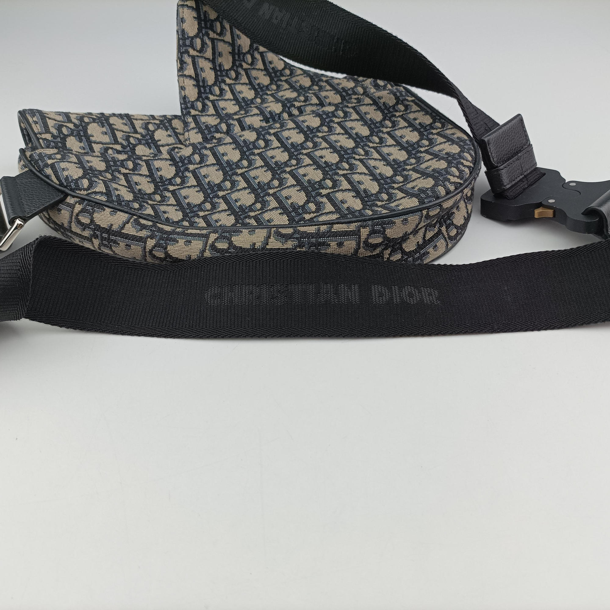 saddle Navy Jacquard×Leather 11-BO-0251サドル ネイビー ジャガード×レザー 11-BO-0251