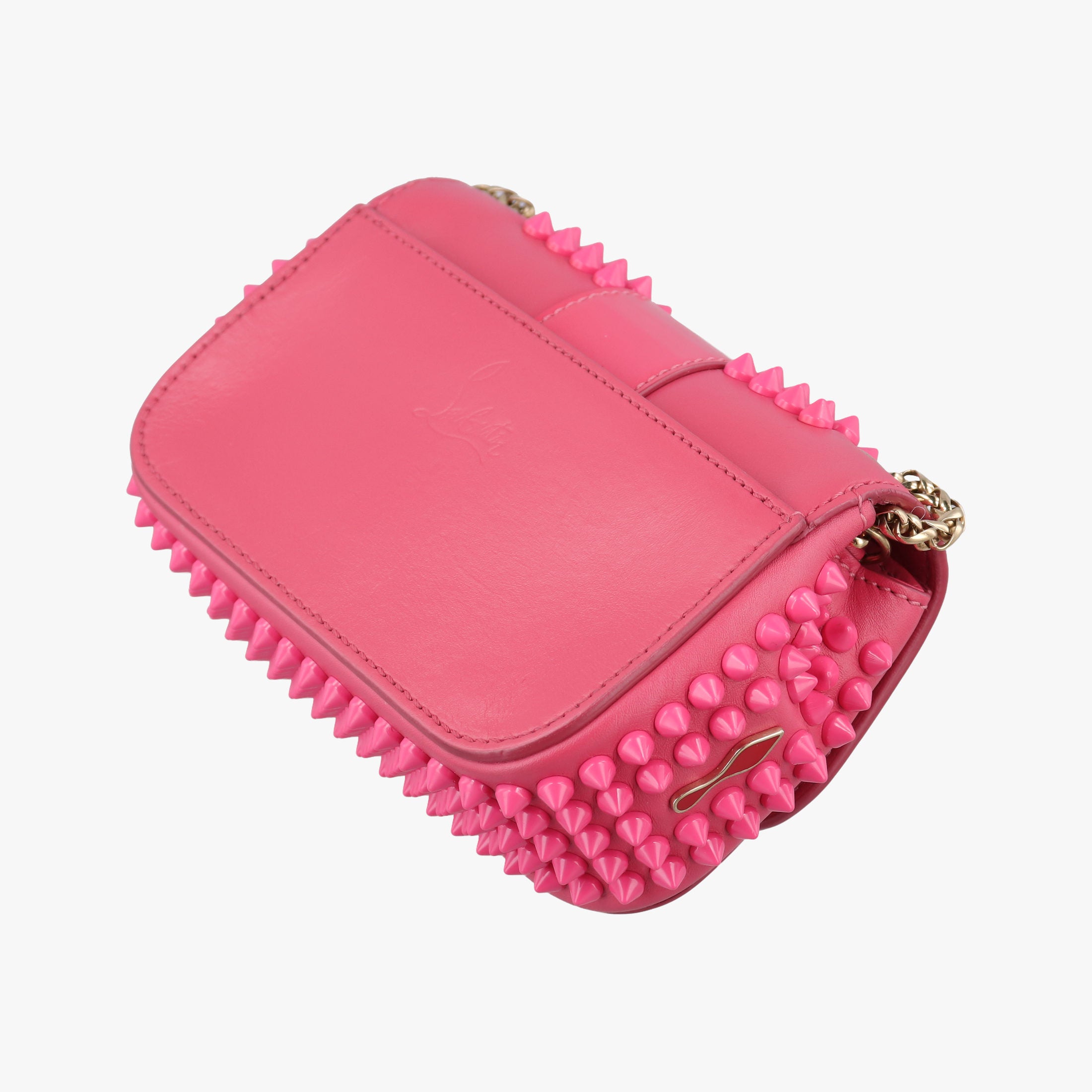 Sweet Charity Scarabe Spike Pink Leather 五スイート チャリティー スカラベ スパイク ピンク レザー 五