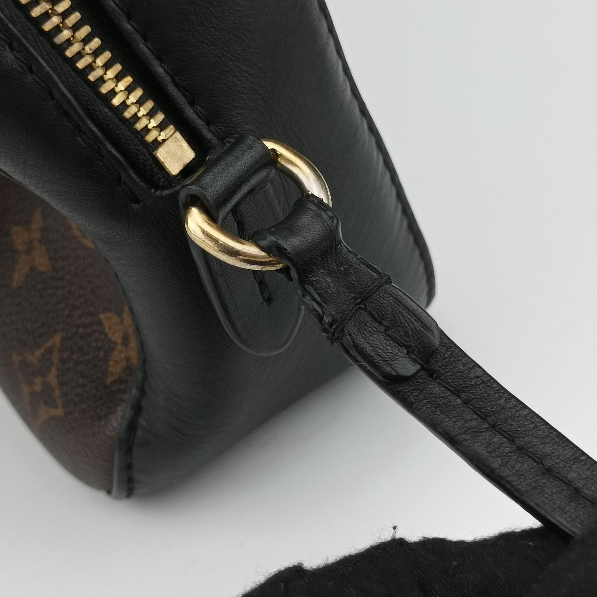 SAINTONGE brown×Noir Monogram Canvas×calf leather M43555 DU2108サントンジュ モノグラム/ブラウン×ノワール モノグラムキャンバス×カーフレザー M43555 DU2108