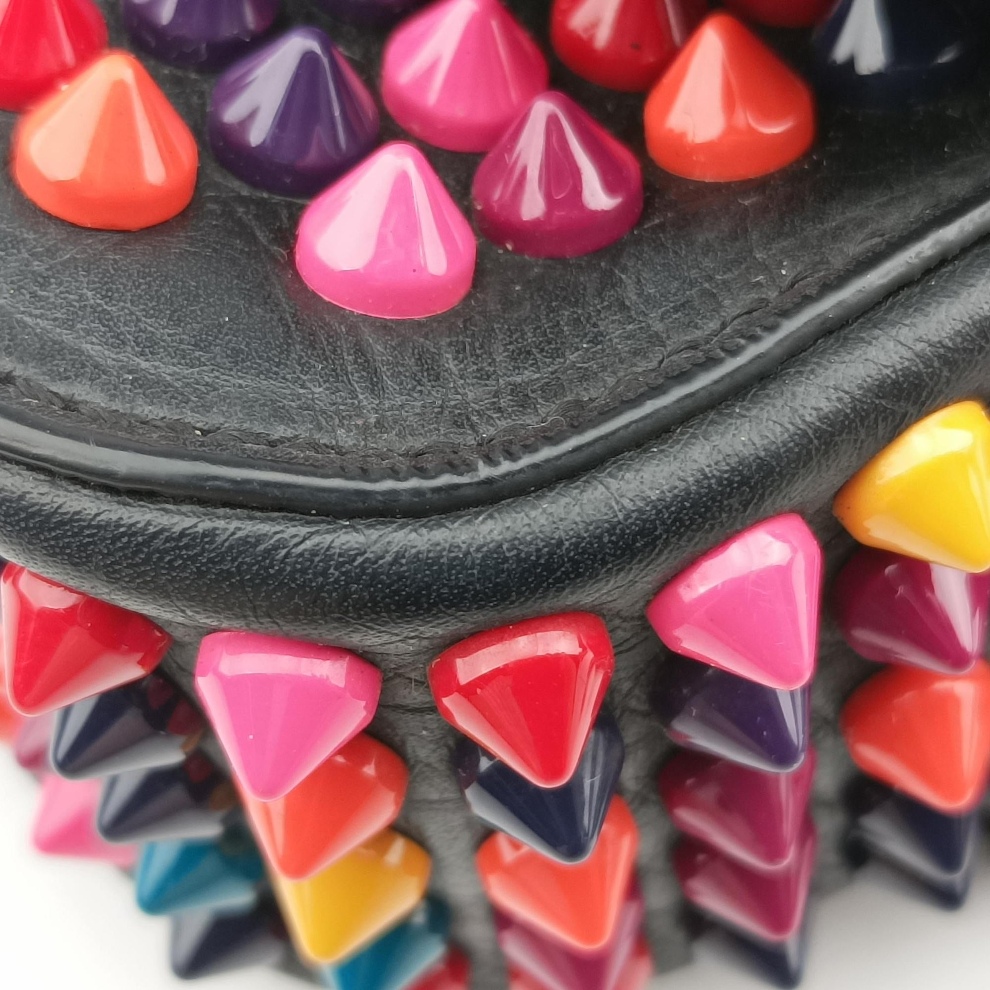 Sweet Charity Scarabe Spike Black Leather スイート チャリティー スカラベ スパイク ブラック レザー