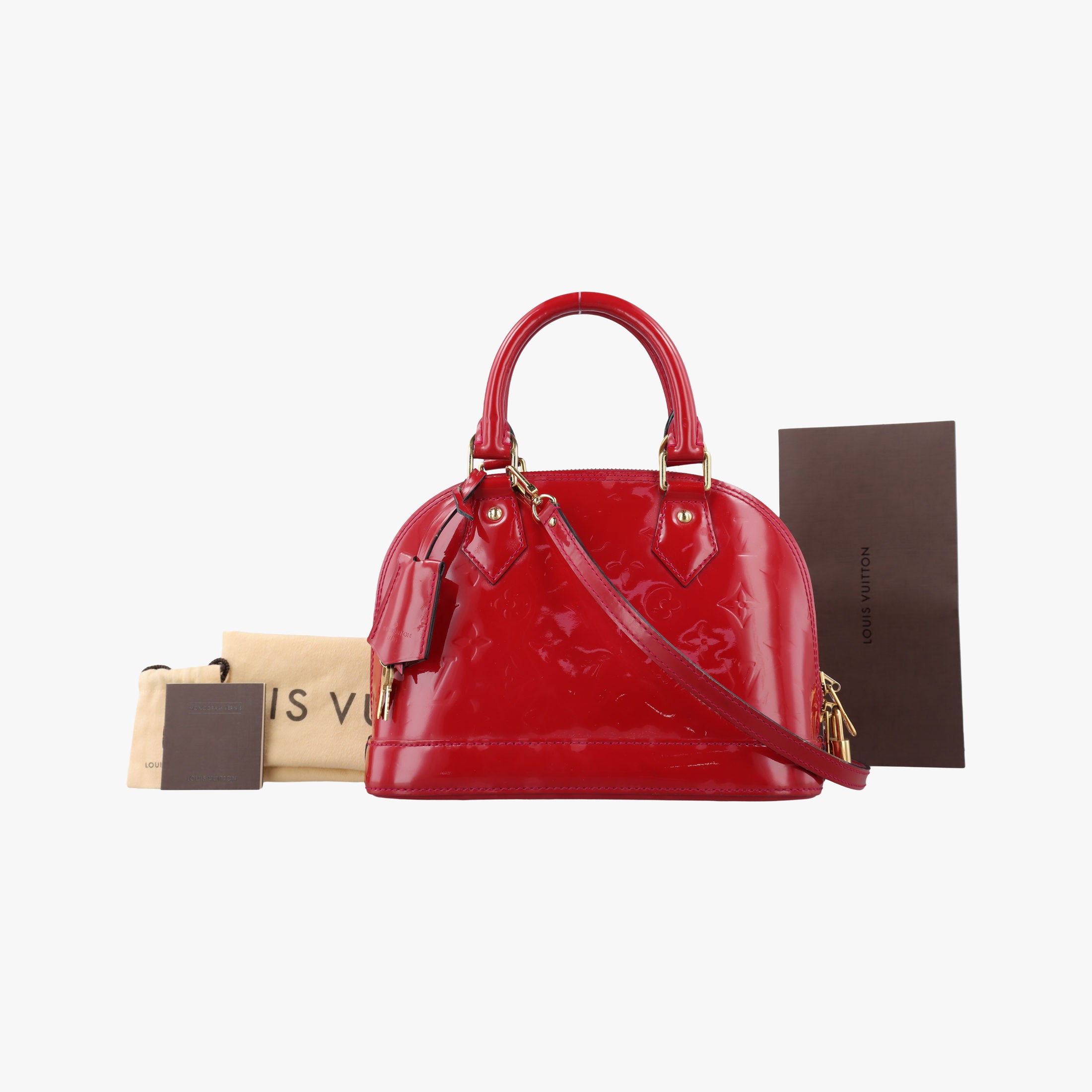 Alma BB pomme d'amour Monogram Vernis M91606 MI4183アルマBB ポムダムール モノグラム ヴェルニ M91606 MI4183
