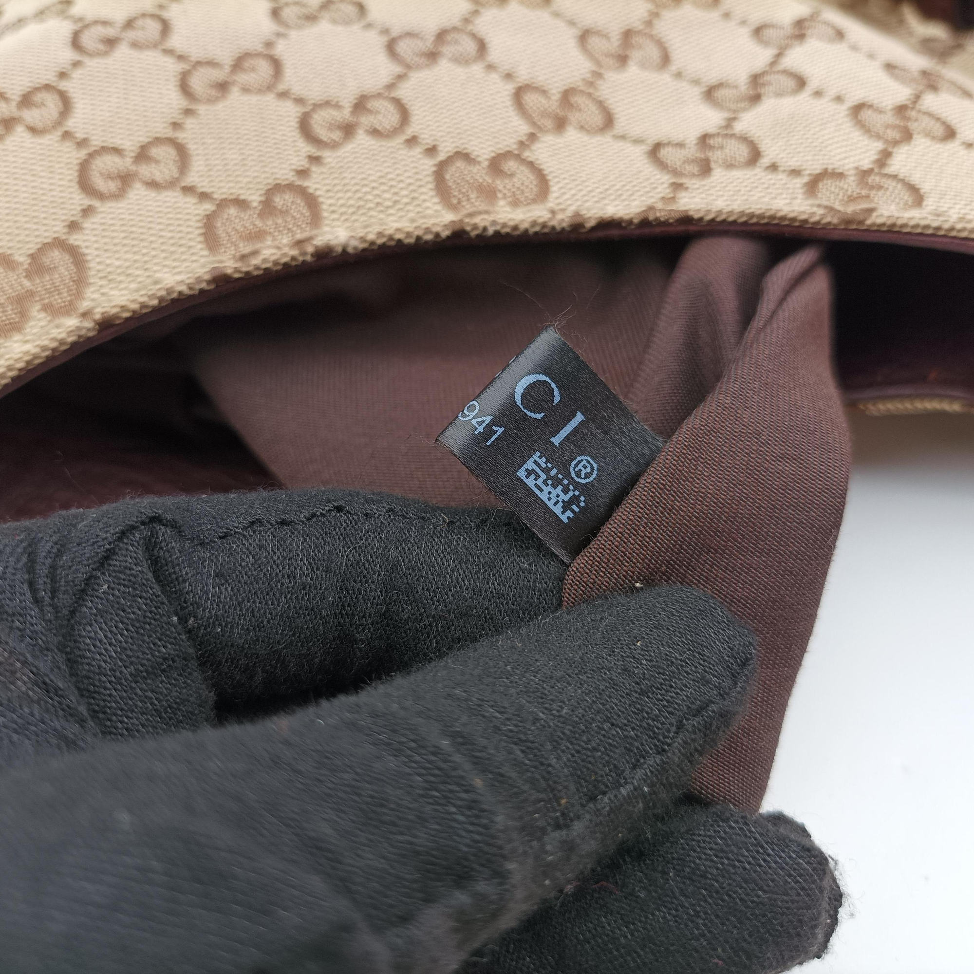 Charlotte BeigexBordeaux canvasxLeather 203503 I6966941シャーロット ベージュ x ボルドー キャンバス xレザー 203503 I6966941