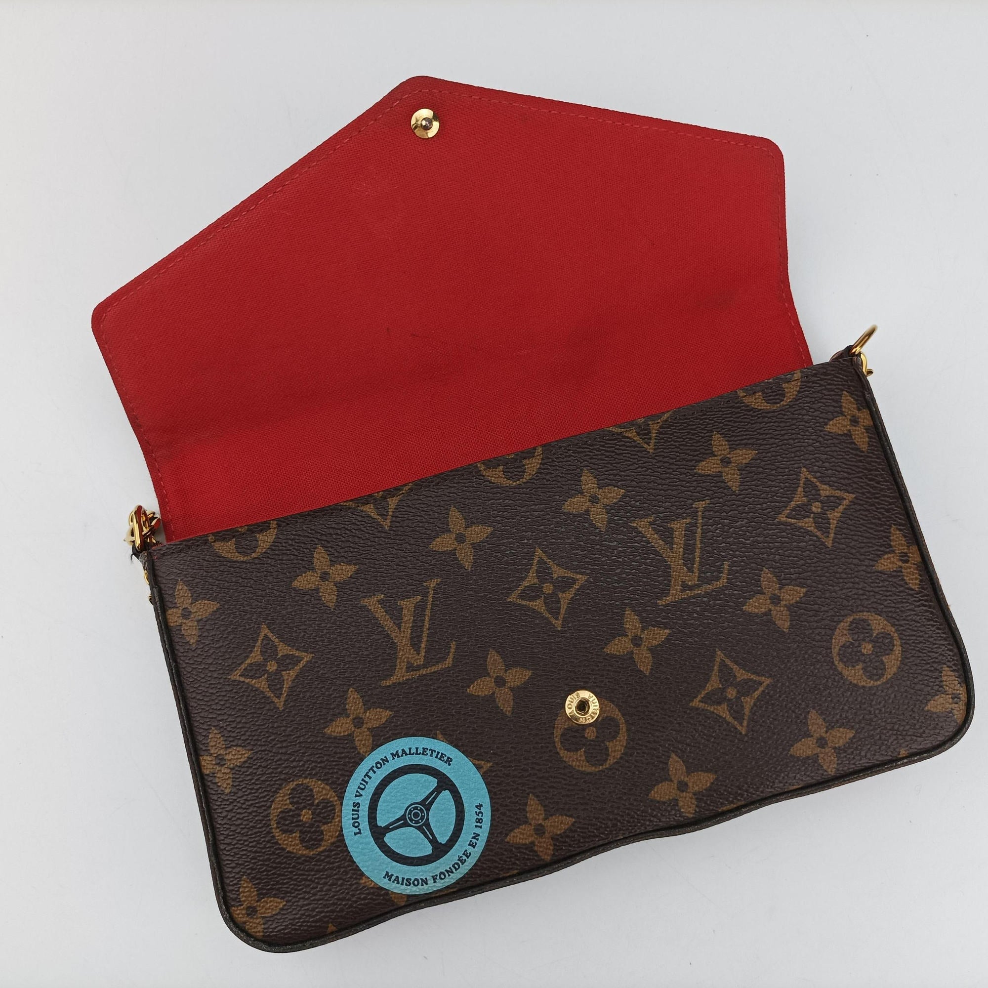 Felicie Pochette Brown×Multicolor Monogram Canvas M62145 MI3186フェリシー ポシェット モノグラム/ブラウン系×マルチカラー モノグラムキャンバス M62145 MI3186
