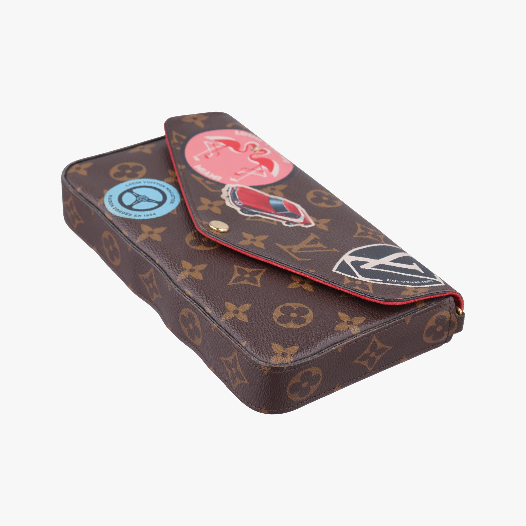 Felicie Pochette Brown×Multicolor Monogram Canvas M62145 MI3186フェリシー ポシェット モノグラム/ブラウン系×マルチカラー モノグラムキャンバス M62145 MI3186