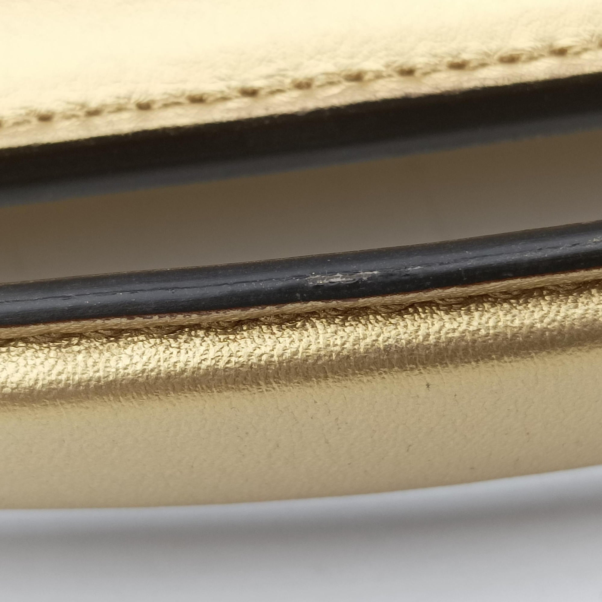 Dotcom Click Small Golden Leather 8BN299 8BN299-SR4-178-8762ドットコム クリック スモール ゴールド レザー 8BN299 8BN299-SR4-178-8762