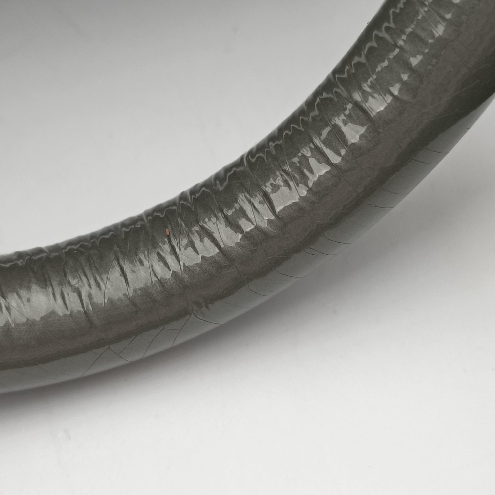 Zucchino Glitter Logo Silver × Gray Leather PZ 0101ズッカ柄 ズッキーノ グリッターロゴ シルバー × グレー レザー PZ 0101