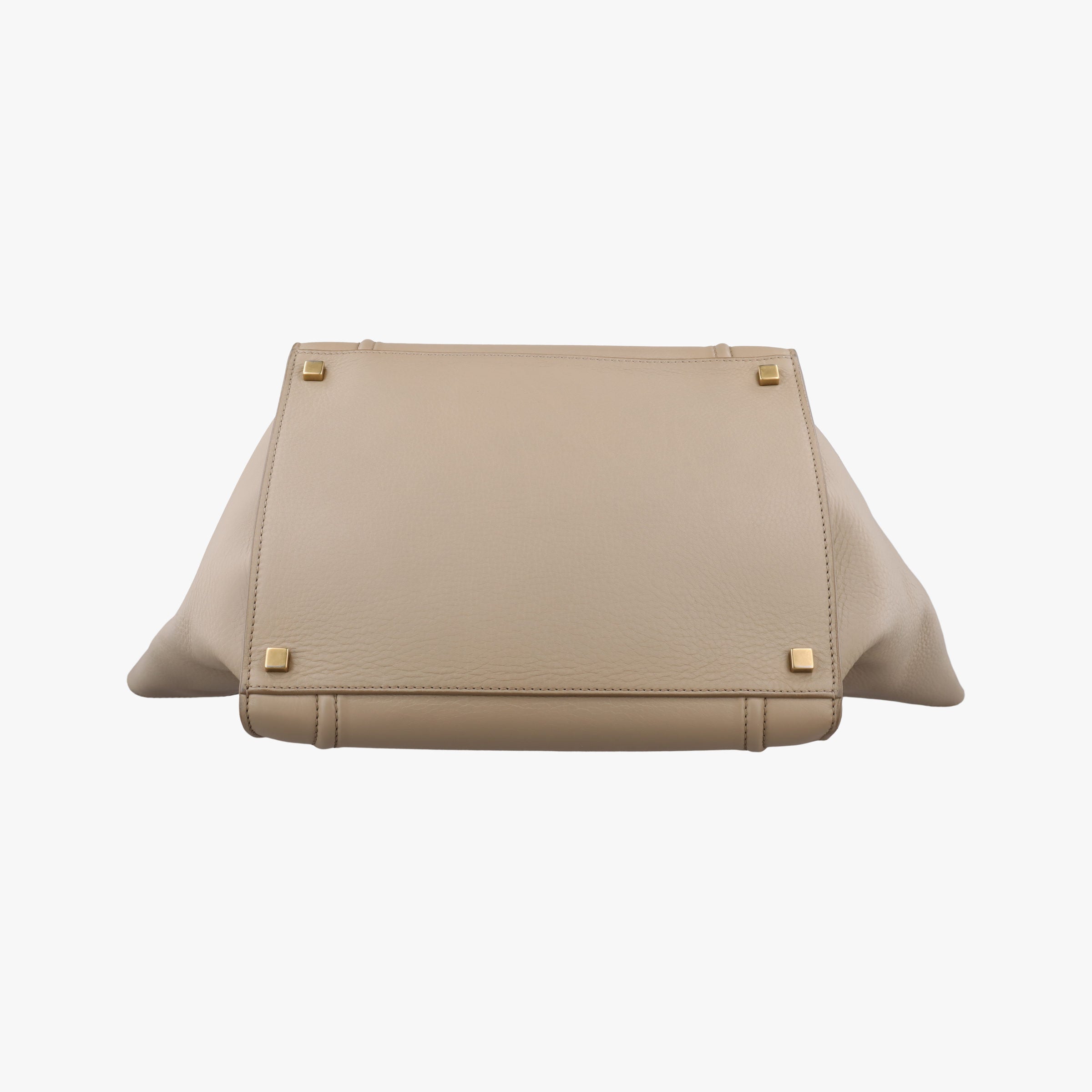 Luggage Small Square Phantom Beige Leather F-CU-0132ラゲージスモールスクエアファントム ベージュ レザー F-CU-0132