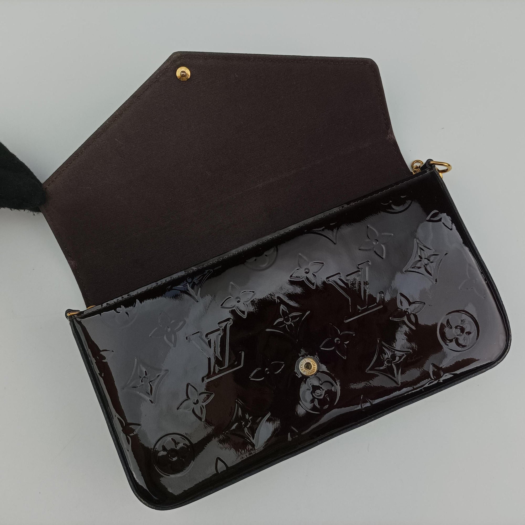 Pochette Felice Amarante Vernis M64579 MI2157ポシェット フェリーチェ アマラント ヴェルニ M64579 MI2157