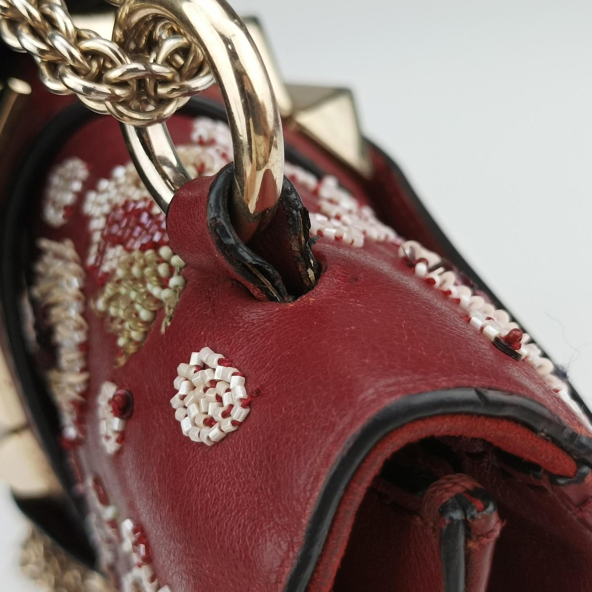 Rockstud Glam Lock Red Leather BL-N566UXV2ロックスタッズグラムロック レッド レザー BL-N566UXV2