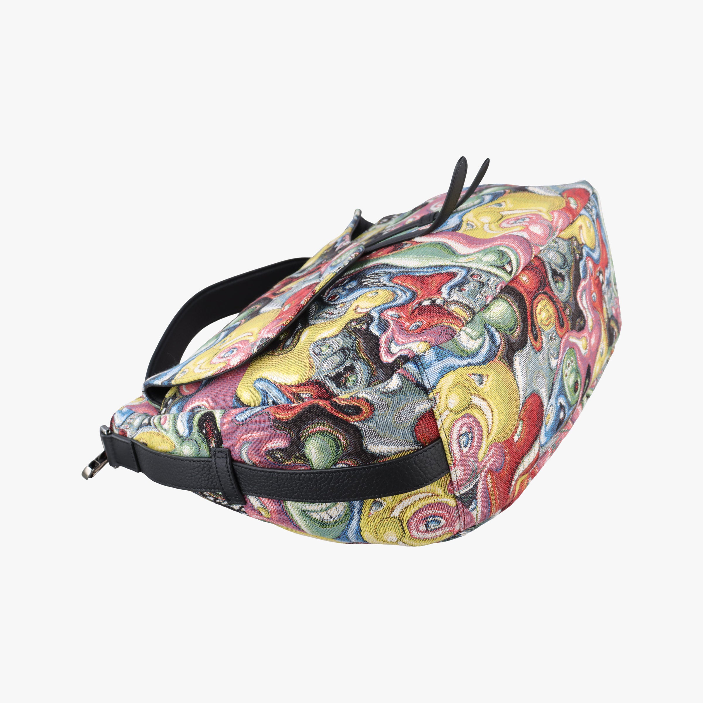 DIOR AND KENNY SCHARF Saddle Soft Multicolour Jacquard Canvas × Grained Calfskin 29-BO-0221ディオール&ケニー シャーフ サドル ソフト マルチカラー ジャカード × グレインドカーフスキン 29-BO-0221