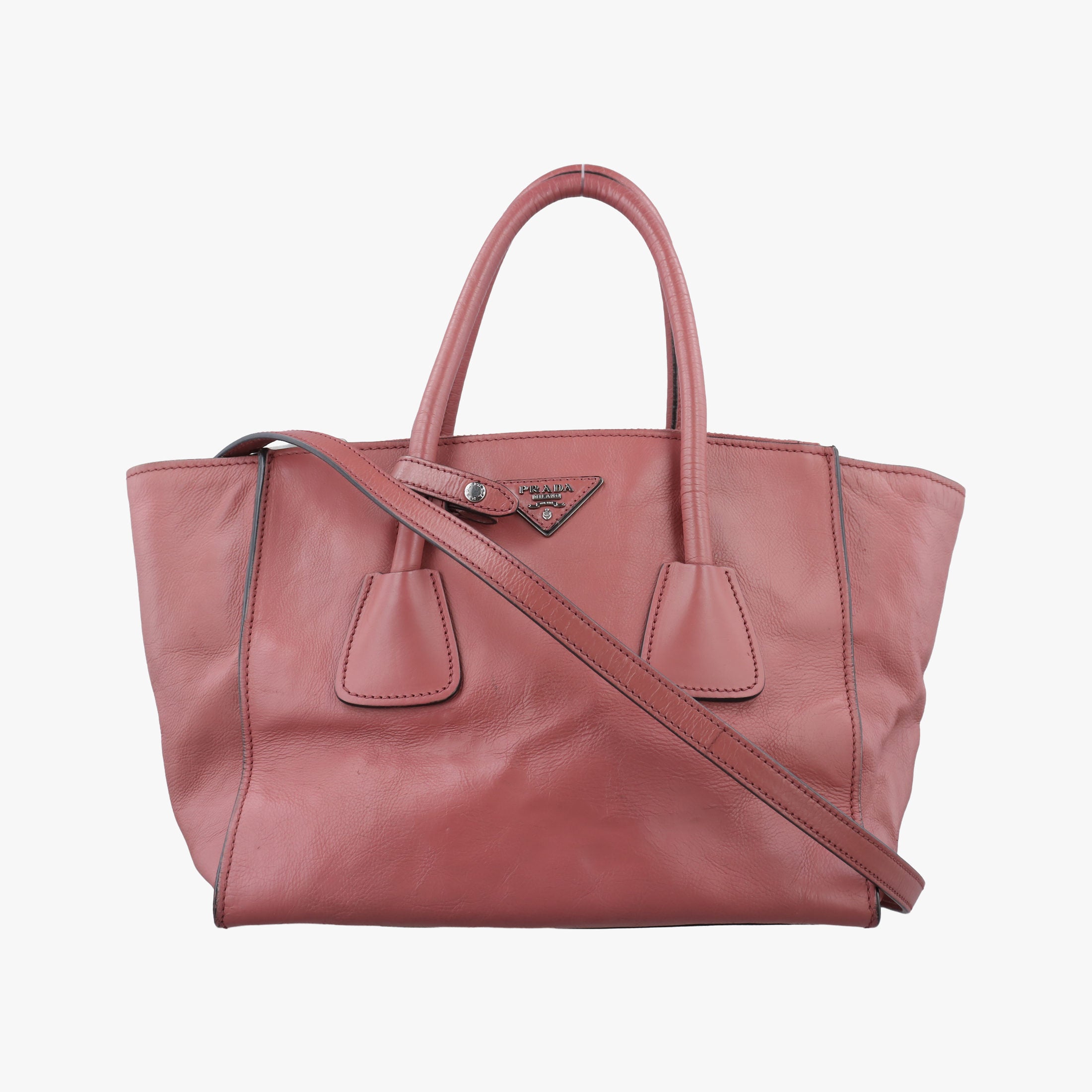 Twin Pocket Winged Tote Pink Leather BN2619 103ツイン ポケット ウィング トート ピンク レザー BN2619 103