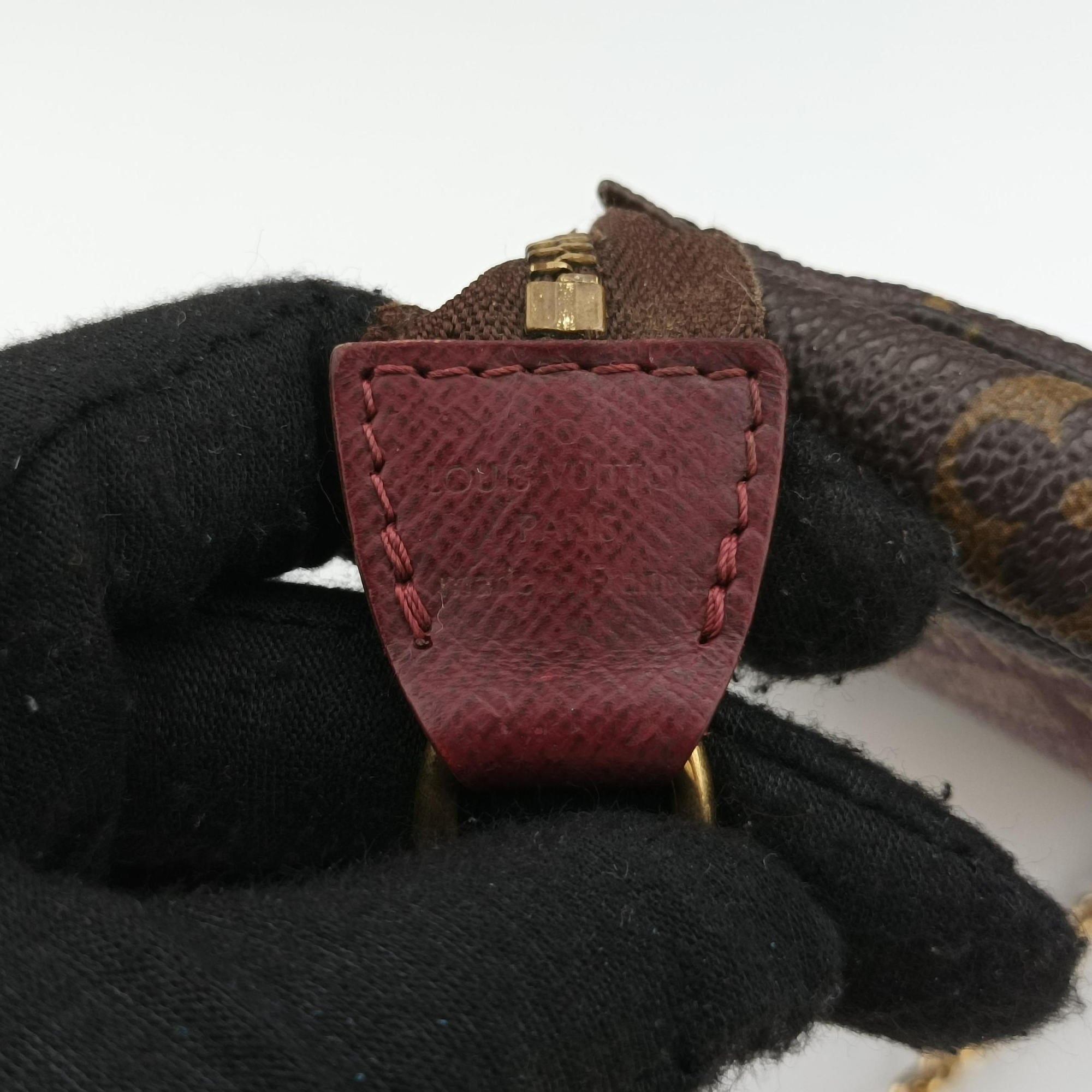 Mini Pochette Accessoires Brown Monogram Canvas M63798 DU5009ミニ ポシェット アクセソワール ブラウン モノグラム キャンバス M63798 DU5009