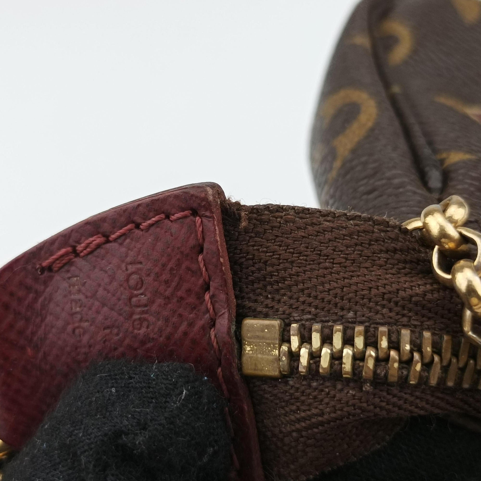 Mini Pochette Accessoires Brown Monogram Canvas M63798 DU5009ミニ ポシェット アクセソワール ブラウン モノグラム キャンバス M63798 DU5009