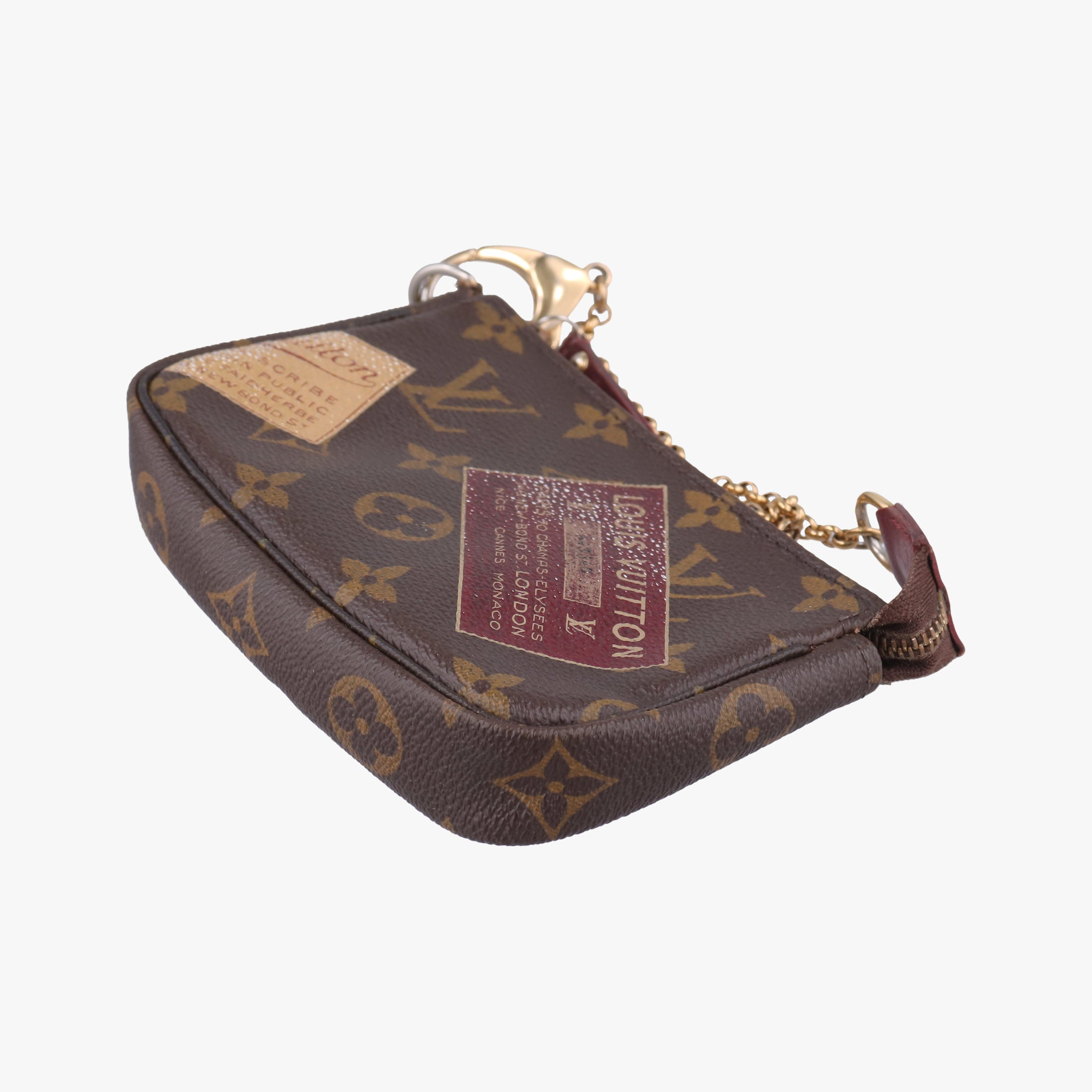 Mini Pochette Accessoires Brown Monogram Canvas M63798 DU5009ミニ ポシェット アクセソワール ブラウン モノグラム キャンバス M63798 DU5009