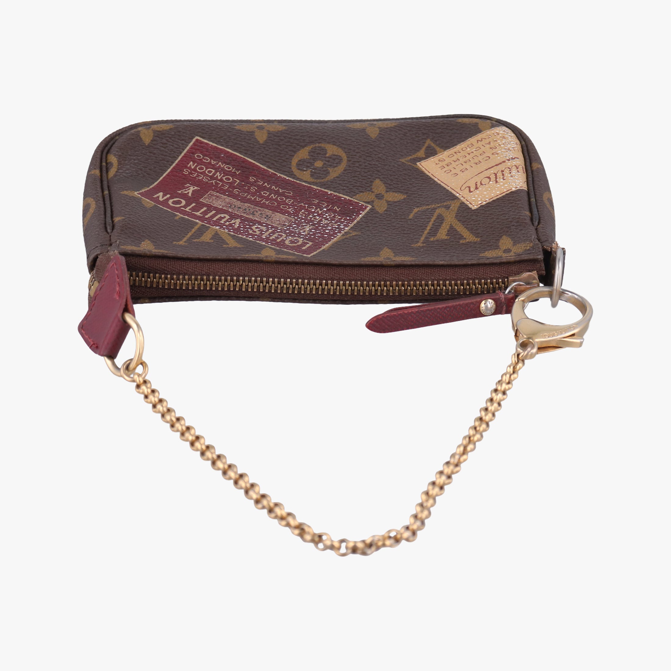 Mini Pochette Accessoires Brown Monogram Canvas M63798 DU5009ミニ ポシェット アクセソワール ブラウン モノグラム キャンバス M63798 DU5009