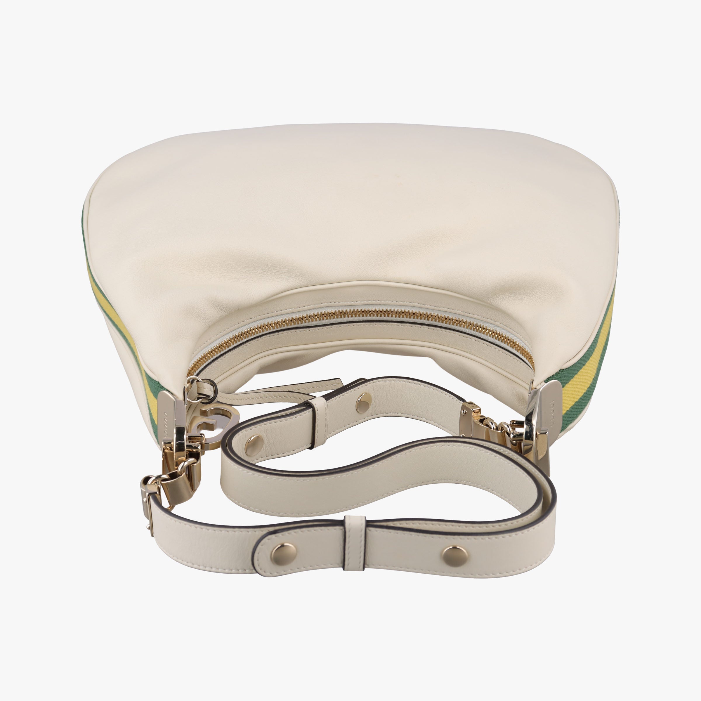 Attache G-Shaped Hook White Leather 702823 C038482178アタッシュ Gフック ホワイト レザー 702823 C038482178