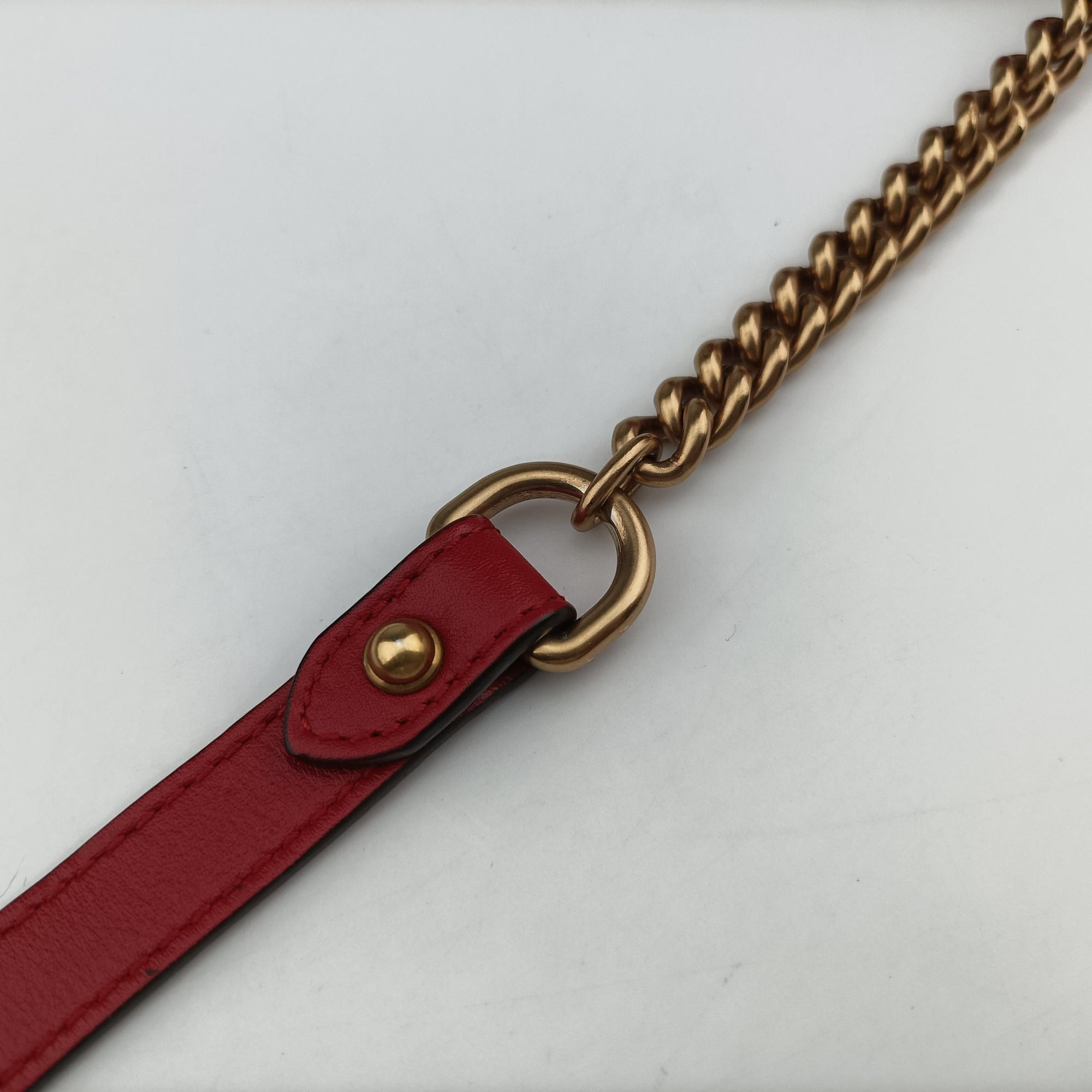 GG Marmont Red Leather 448065 D020932553GGマーモント レッド レザー 448065 D020932553
