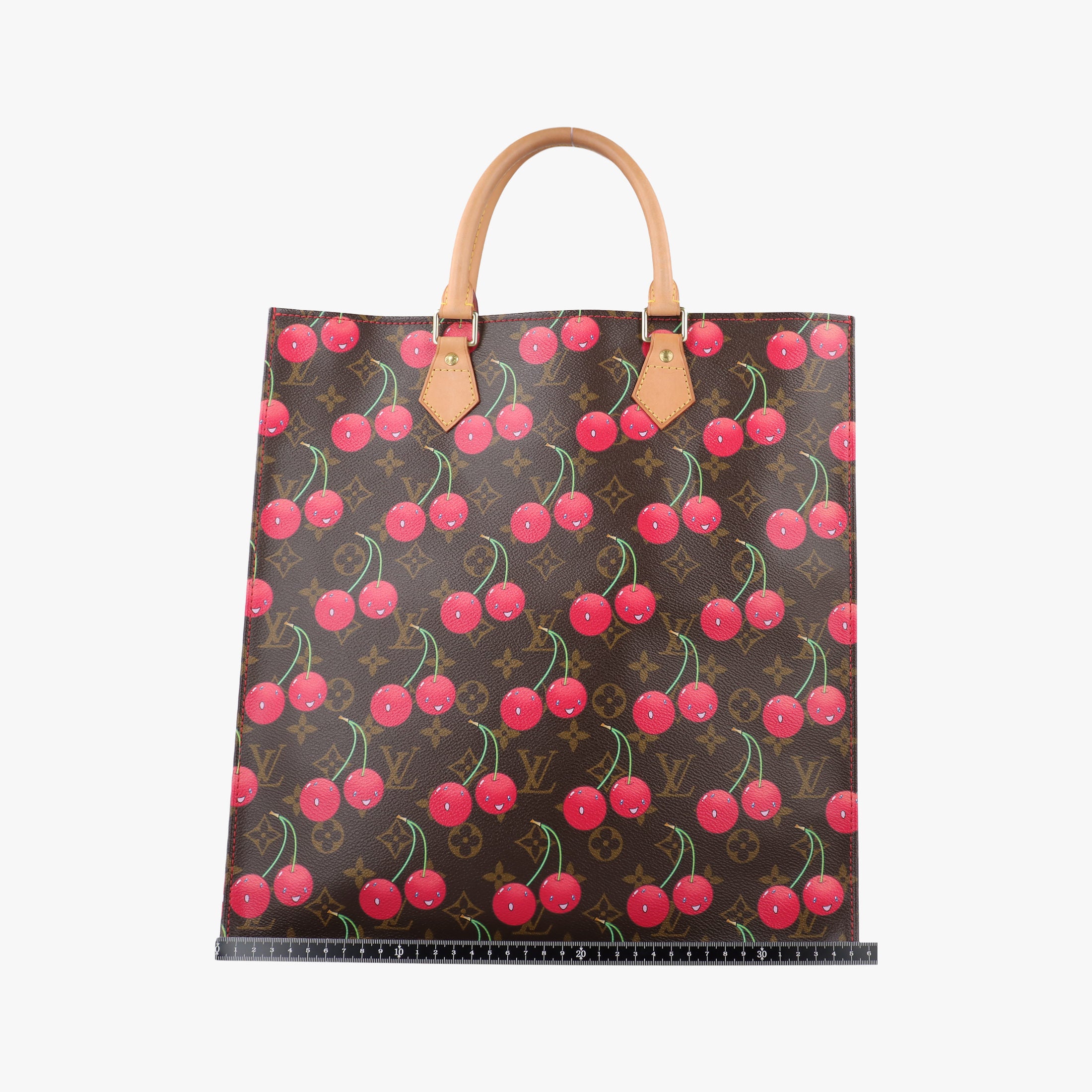 Cherry Sac Plat Brown×Cherry Print Monogram Canvas M95010 MI0085チェリー サックプラ ブラウン×チェリー柄 モノグラム キャンバス M95010 MI0085