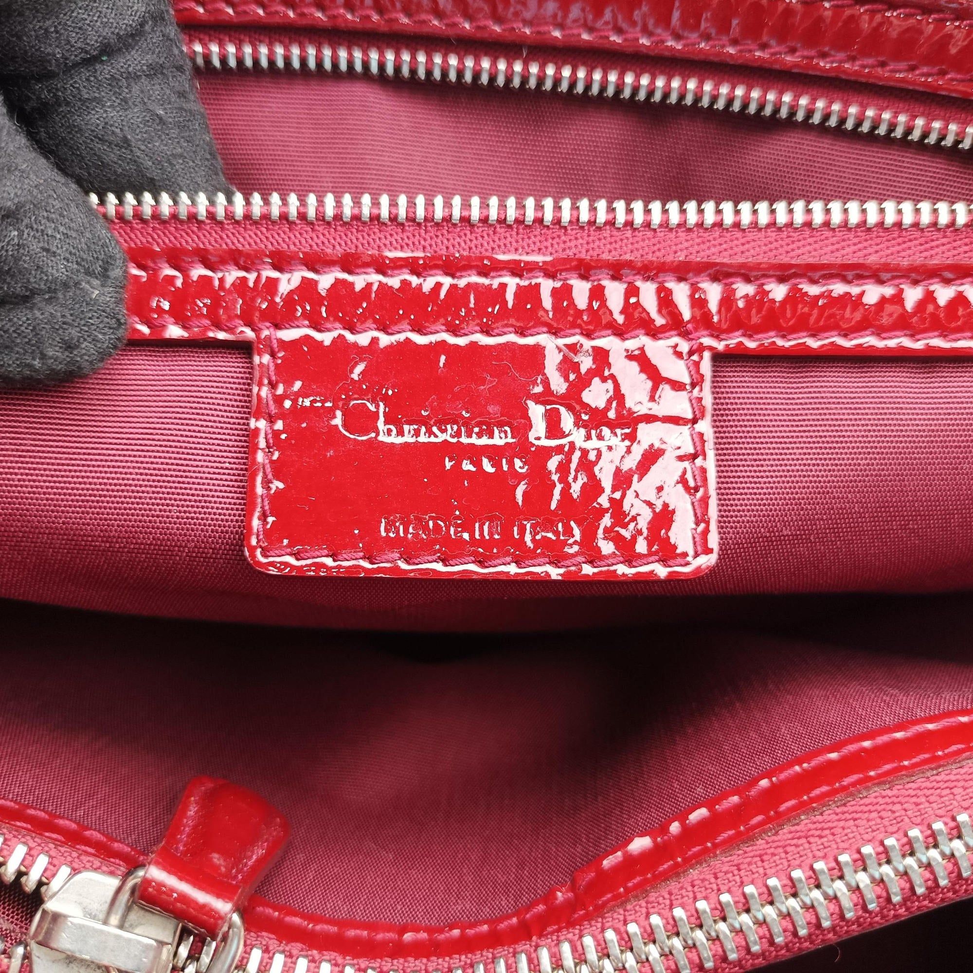 Dior Soft Red patent 01-RU-0161ディオールソフト レッド パテント 01-RU-0161