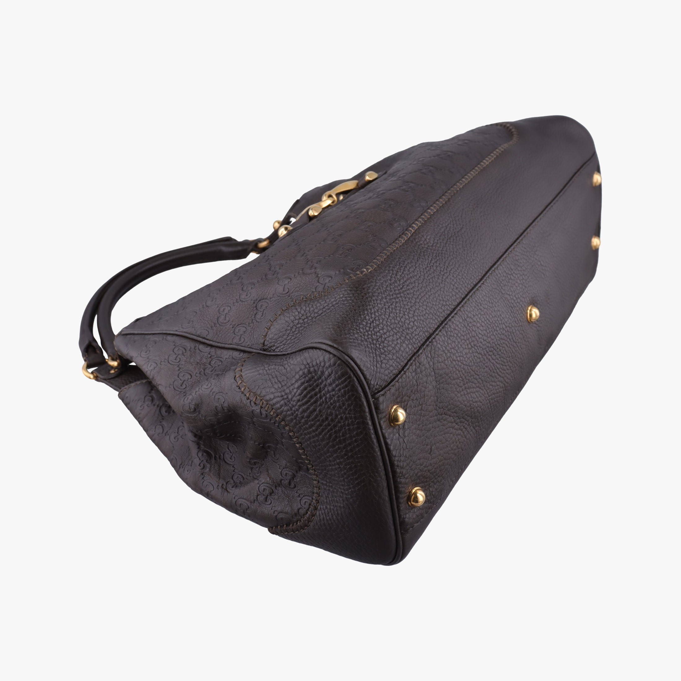 Guccissima New Pelham horsebit Brown leather 223958 D6446919グッチシマ ニューペラム ホースビット ブラウン レザー 223958 D6446919