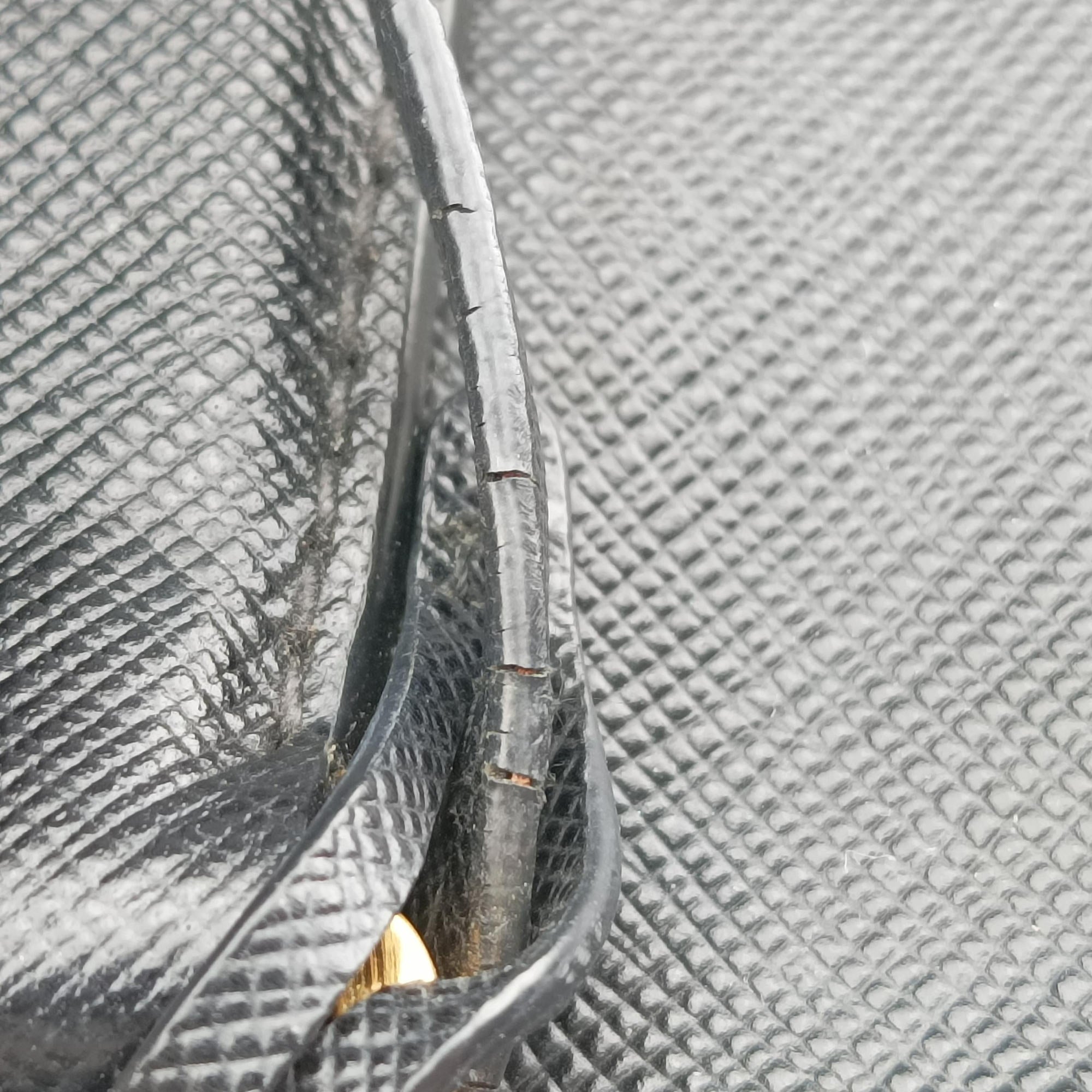 Galleria Black SAFFIANO Leather BN2274 165 31/Jガレリア ブラック サフィアーノレザー BN2274 165 31/J