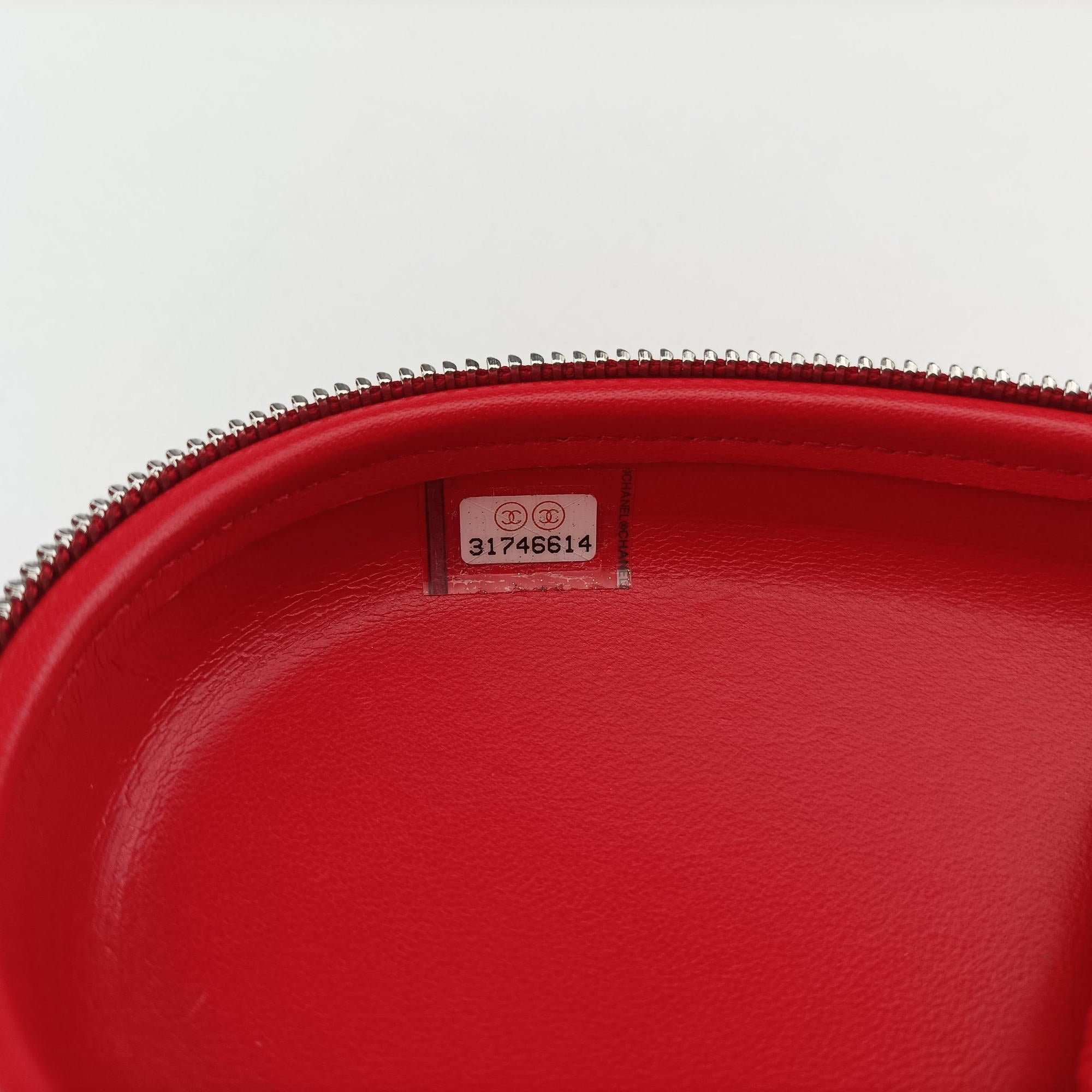 Coco Neige Convertible Zip Around Sunglasses Case Red Leather AP2368 31746614ココネージュ コンバーチブル ジップアラウンド サングラスケース レッド レザー AP2368 31746614