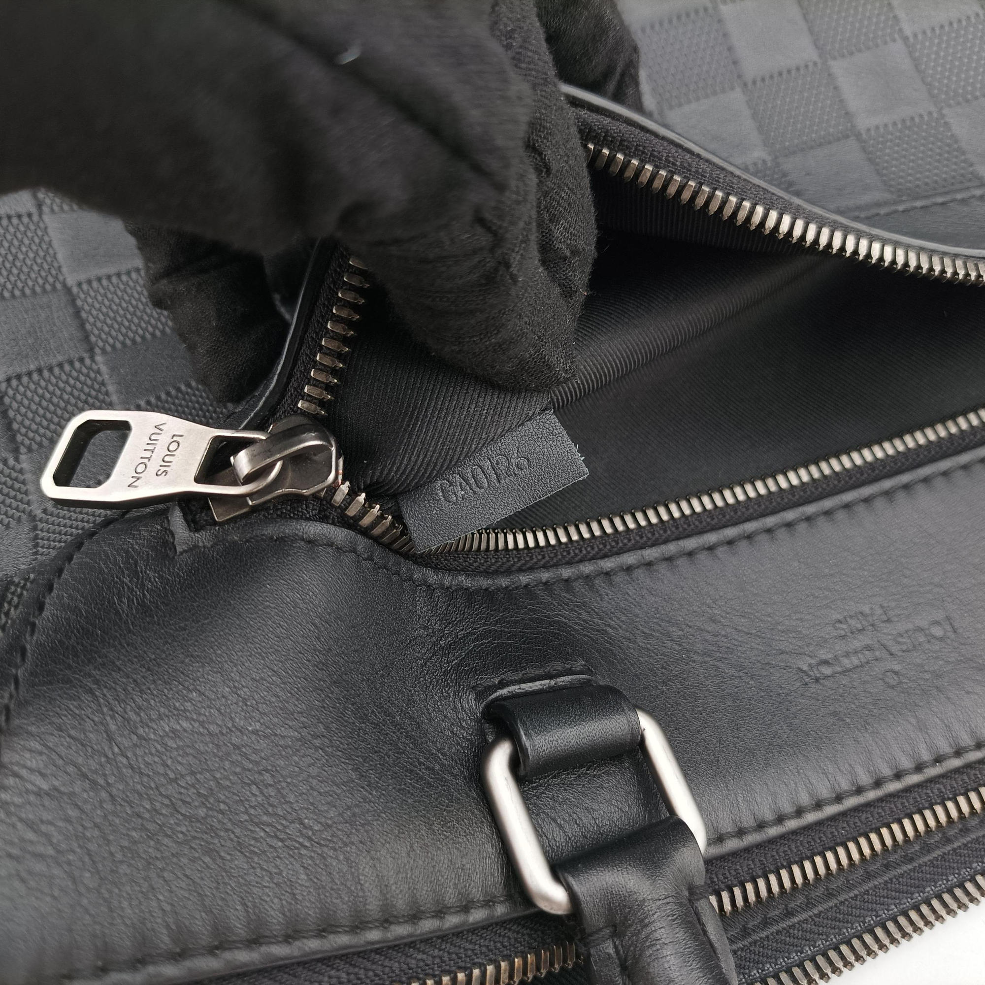 Porte-Documents Jour NM Noir Damier Graphite N48260 CA0126ポルトドキュマンジュール PDJ NM ノワール ダミエ グラフィット N48260 CA0126