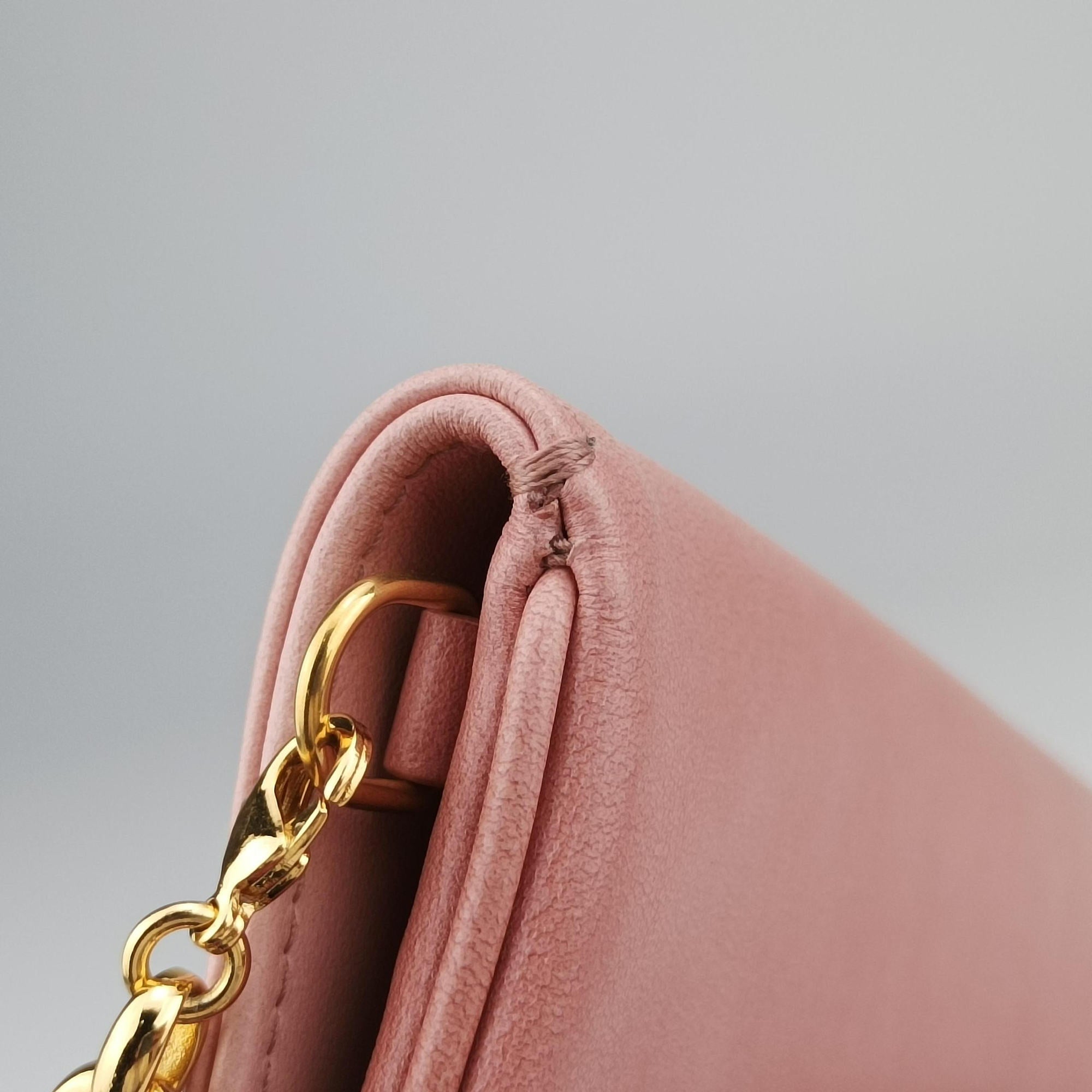 Diordouble Pink Leather 29-MA-0211ディオール ダブル ミディアム ピンク レザー 29-MA-0211