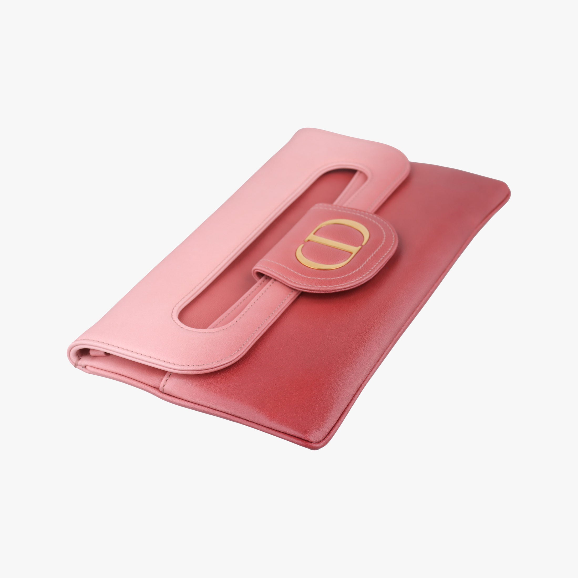 Diordouble Pink Leather 29-MA-0211ディオール ダブル ミディアム ピンク レザー 29-MA-0211