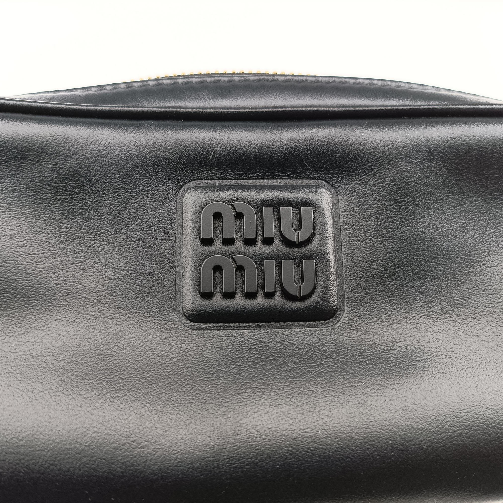 logo Black leather DNP104ロゴ ブラック レザー DNP104