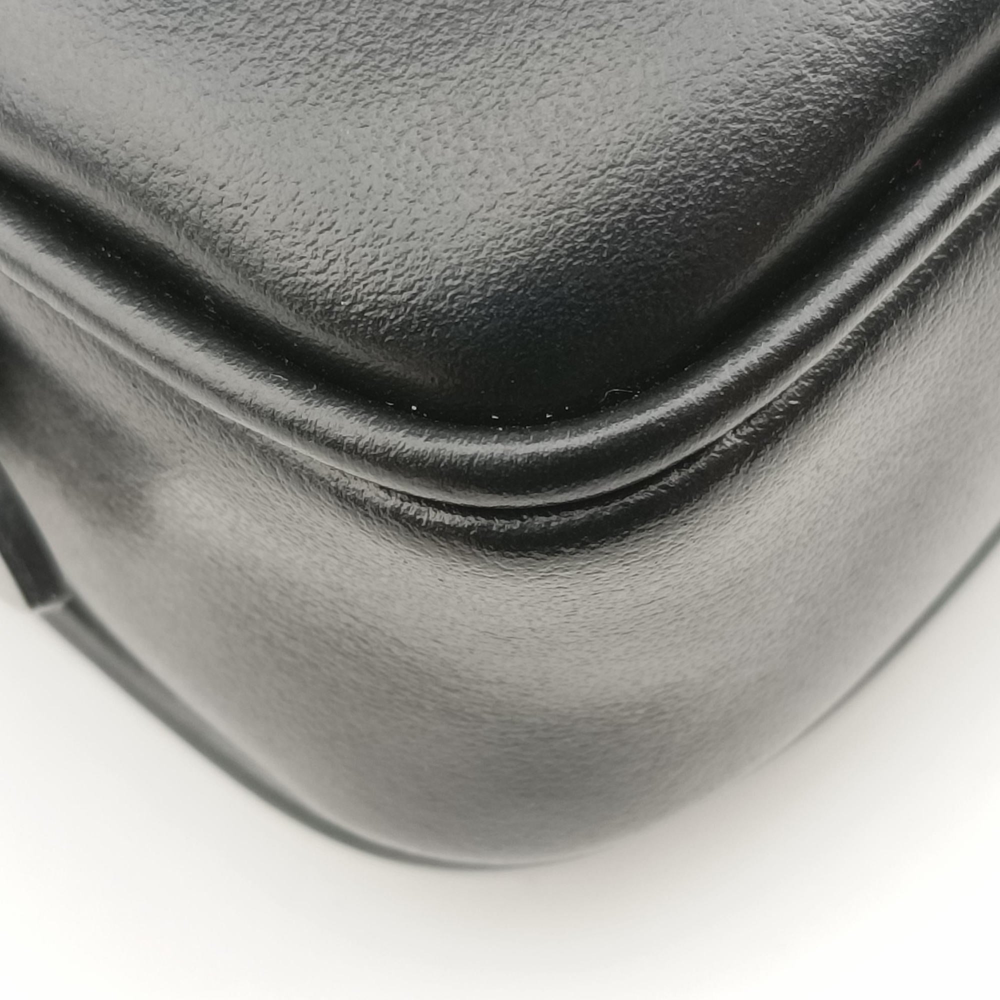 logo Black leather DNP104ロゴ ブラック レザー DNP104