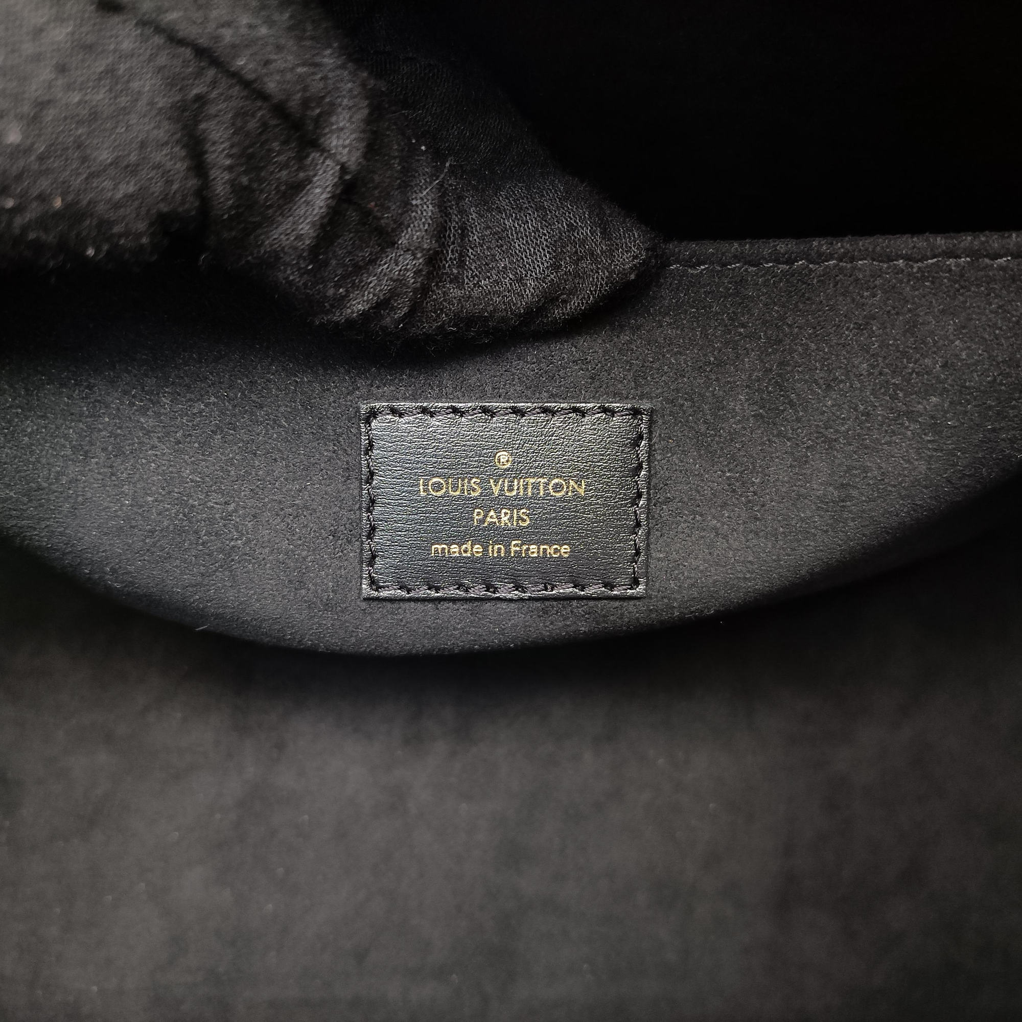 SINCE1854 On the Go GM Black×White jacquard canvas x leather M57207 FL4270 IC ChipSINCE1854 オンザゴーGM ブラック×ホワイト ジャガードキャンバス×レザー M57207 FL4270 ICチップ