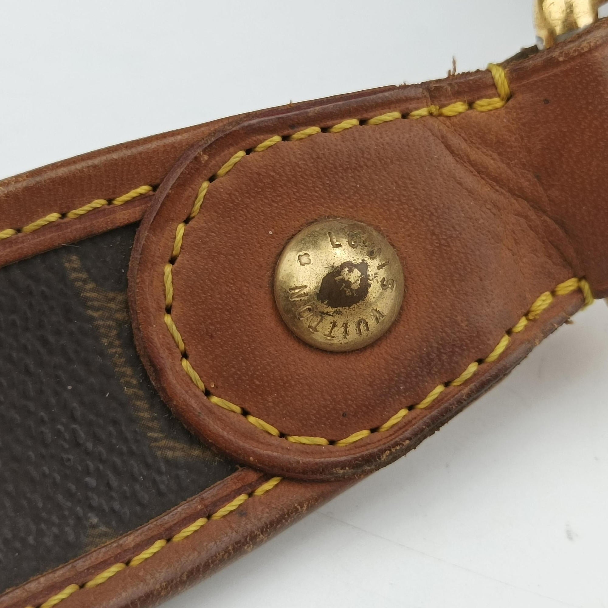 Musette brown×Green Monogram Perforated M95173 CA0036ミュゼット モノグラム/ブラウン×グリーン モノグラム ペルフォ M95173 CA0036