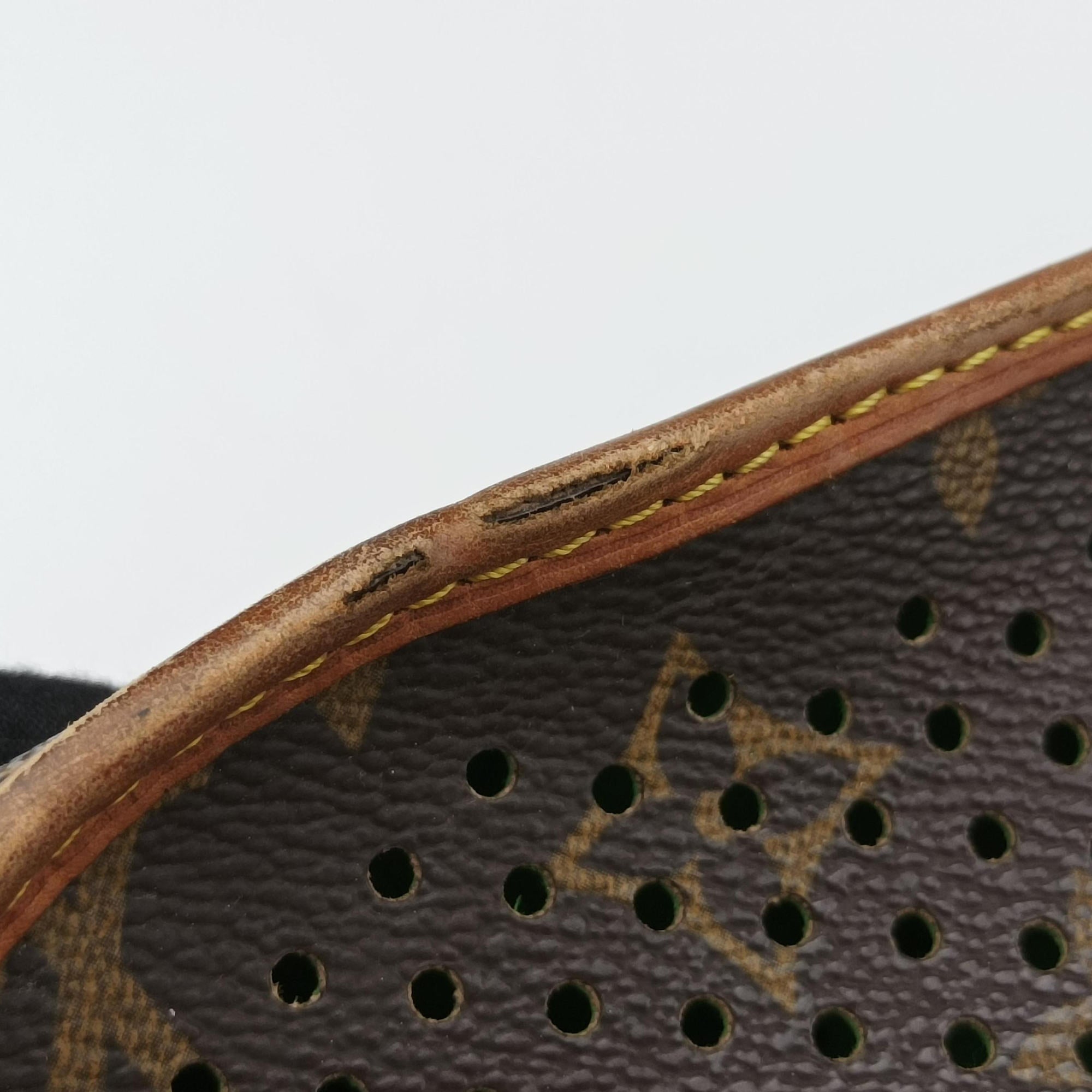 Musette brown×Green Monogram Perforated M95173 CA0036ミュゼット モノグラム/ブラウン×グリーン モノグラム ペルフォ M95173 CA0036