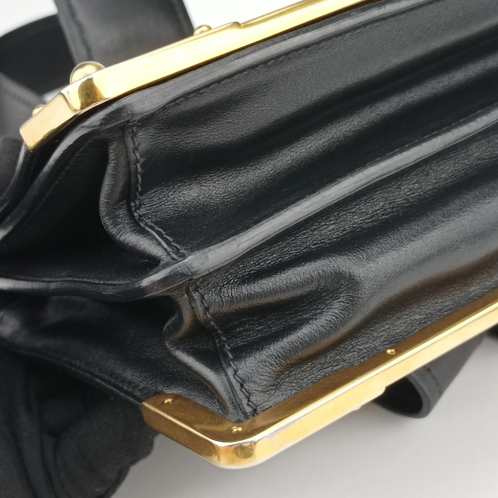 Cahier Black Leather 1BD045 25カイエ ブラック レザー 1BD045 25