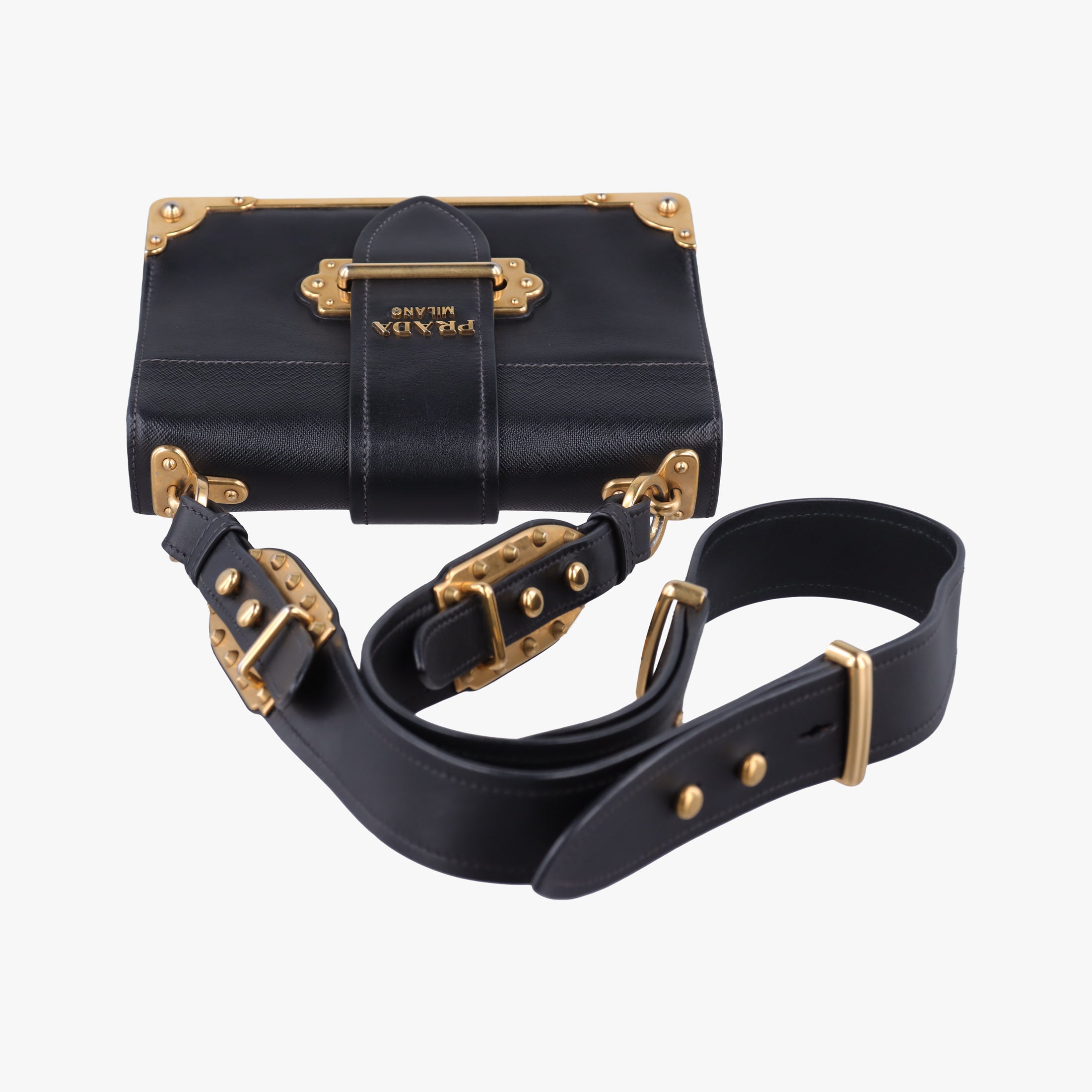 Cahier Black Leather 1BD045 25カイエ ブラック レザー 1BD045 25