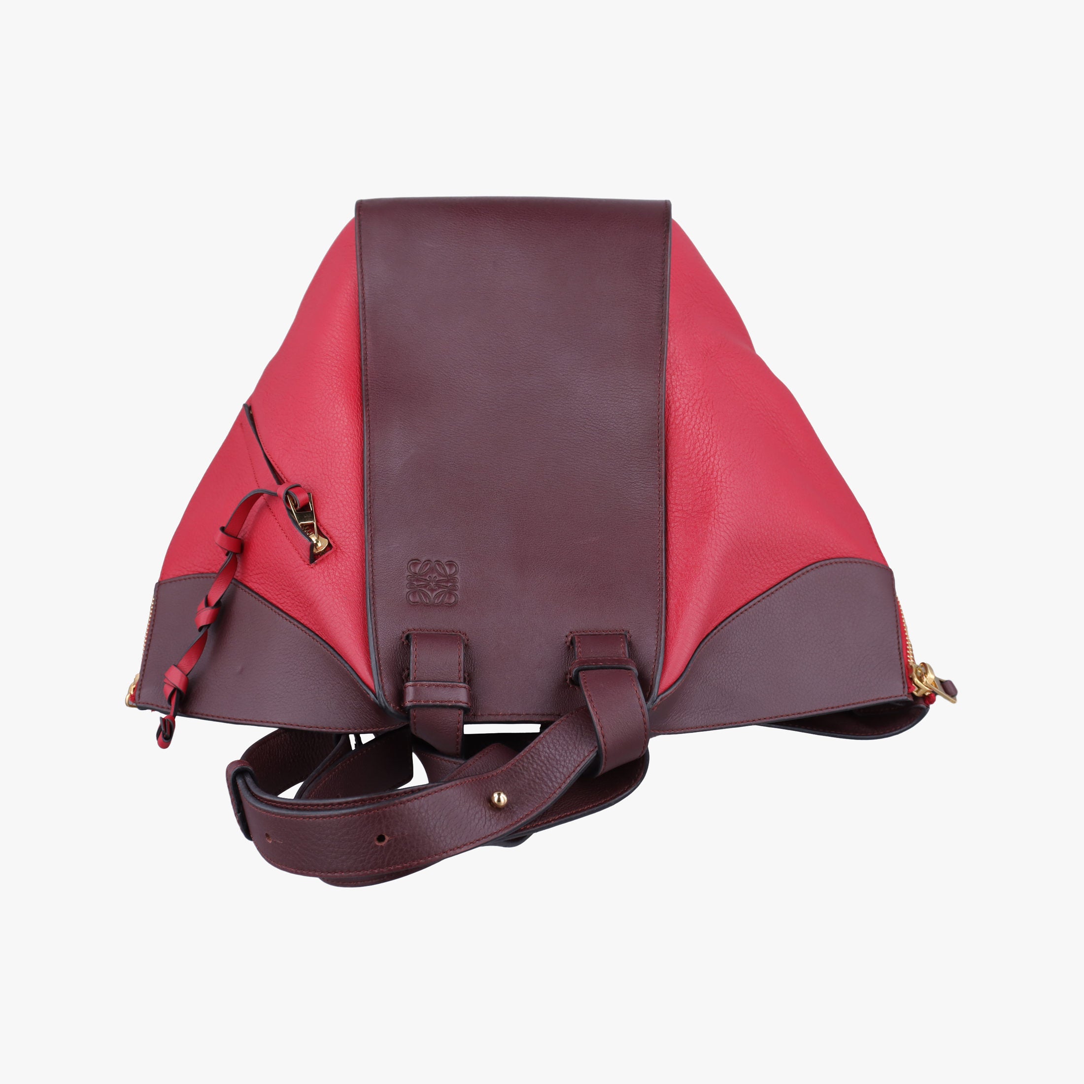 hammock Red×burgundy leather 061702ハンモック レッド×ワインレッド レザー 061702