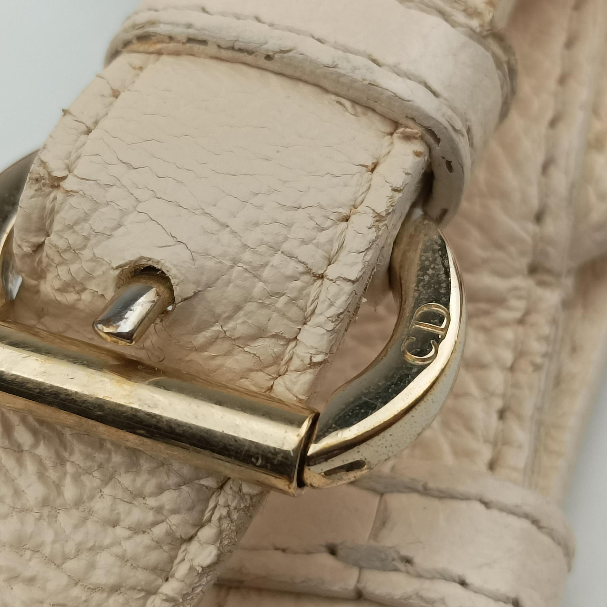 Cannage Bee Beige Leather 00-BO-1018カナージュ ビー ベージュ レザー 00-BO-1018
