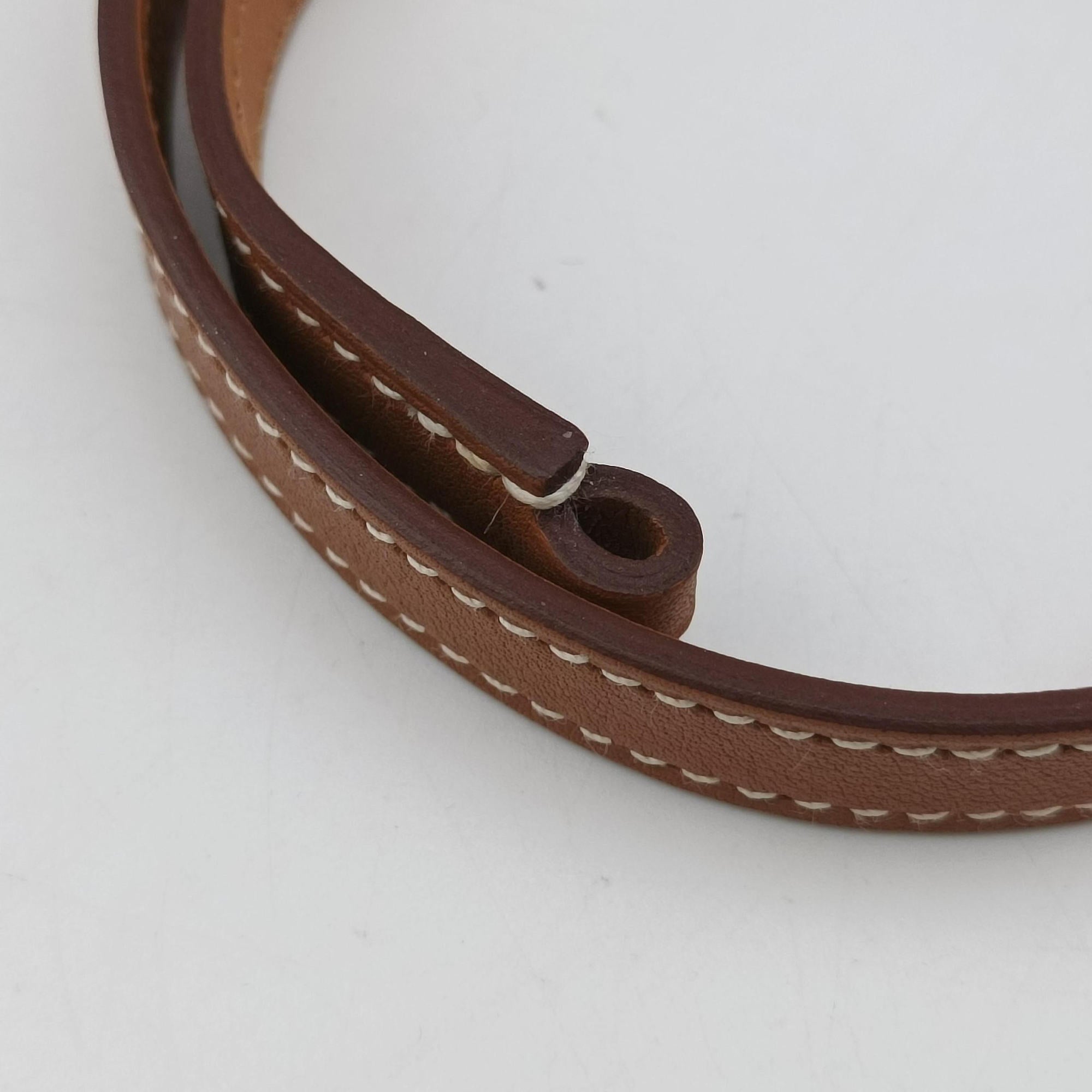 Bleu Saphir Swift Plated Rivale Brown×silver Leather C NM 001 NGレラップ サフィール スイフト メッキ リヴァーレ ブラウン×シルバー レザー C NM 001 NG