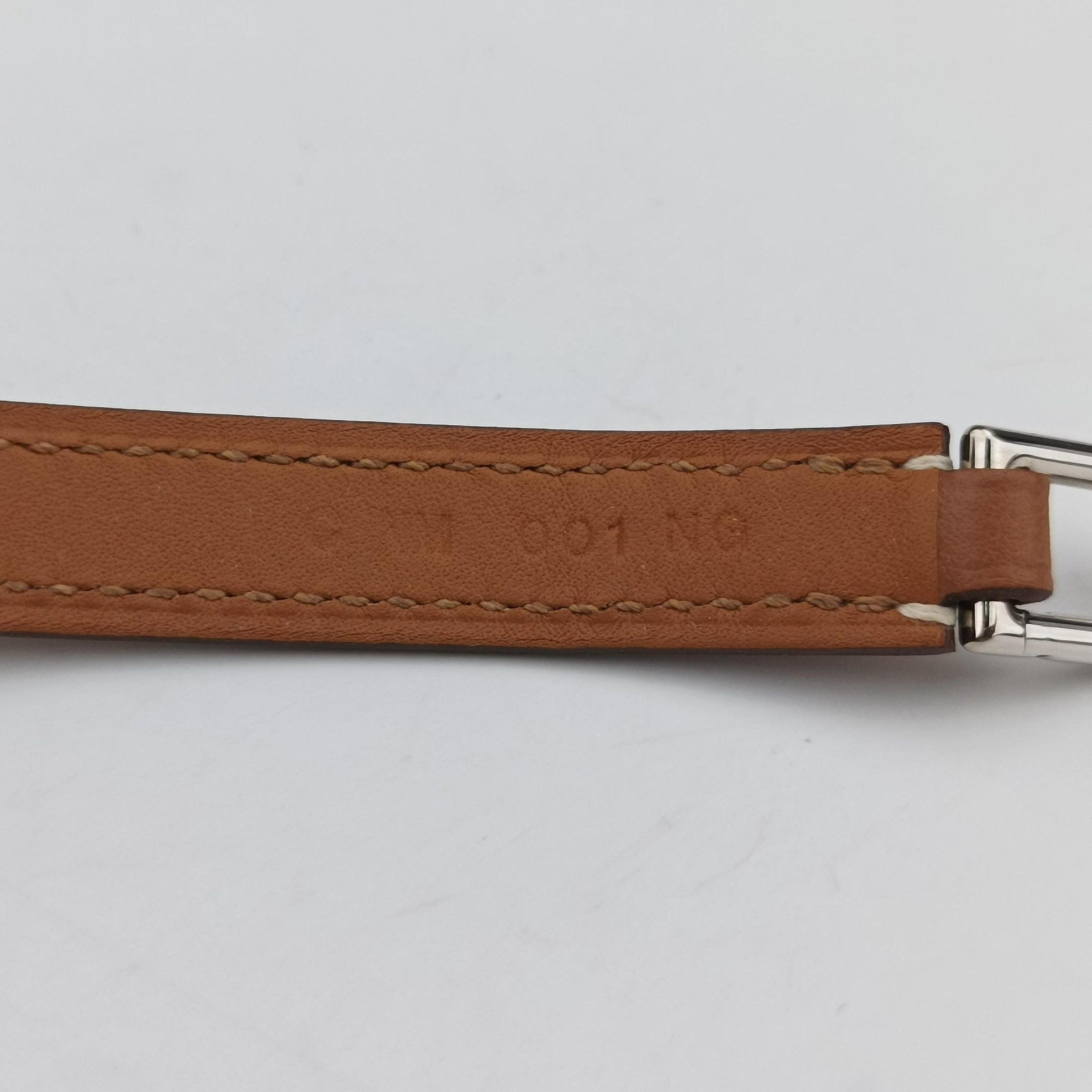 Bleu Saphir Swift Plated Rivale Brown×silver Leather C NM 001 NGレラップ サフィール スイフト メッキ リヴァーレ ブラウン×シルバー レザー C NM 001 NG