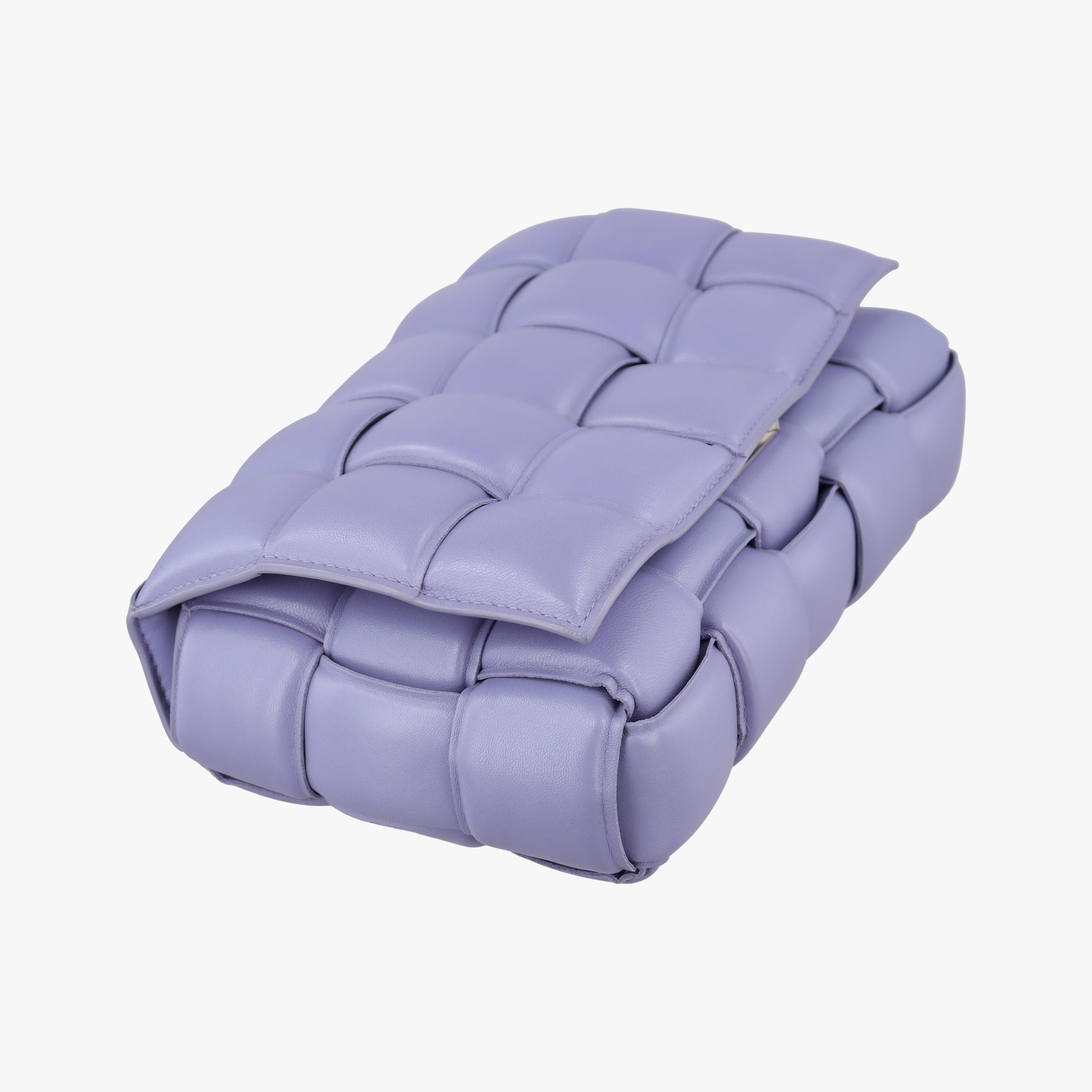 Padded Cassette Purple lambskin B09397935Lパデッド カセット パープル ラムスキン B09397935L