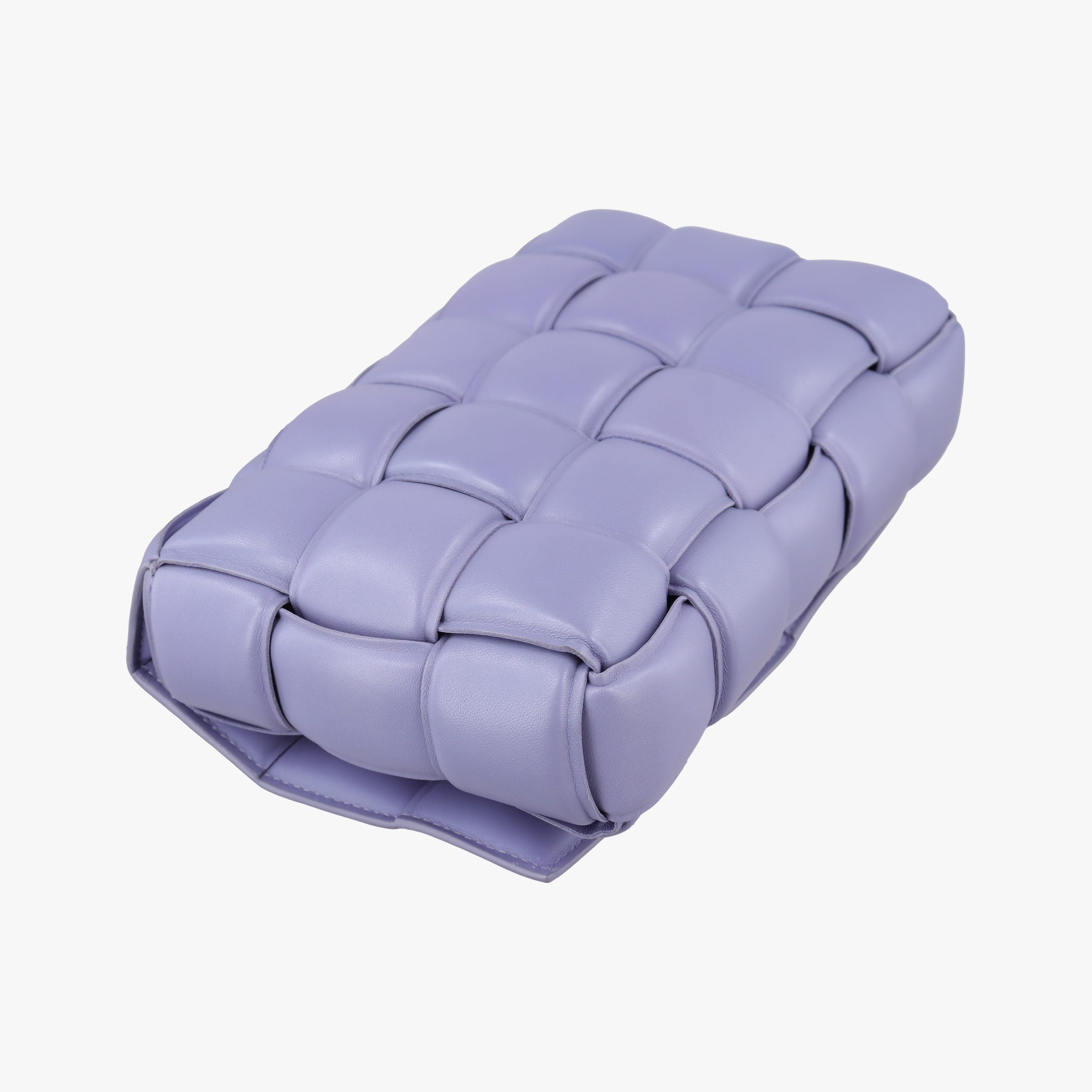 Padded Cassette Purple lambskin B09397935Lパデッド カセット パープル ラムスキン B09397935L